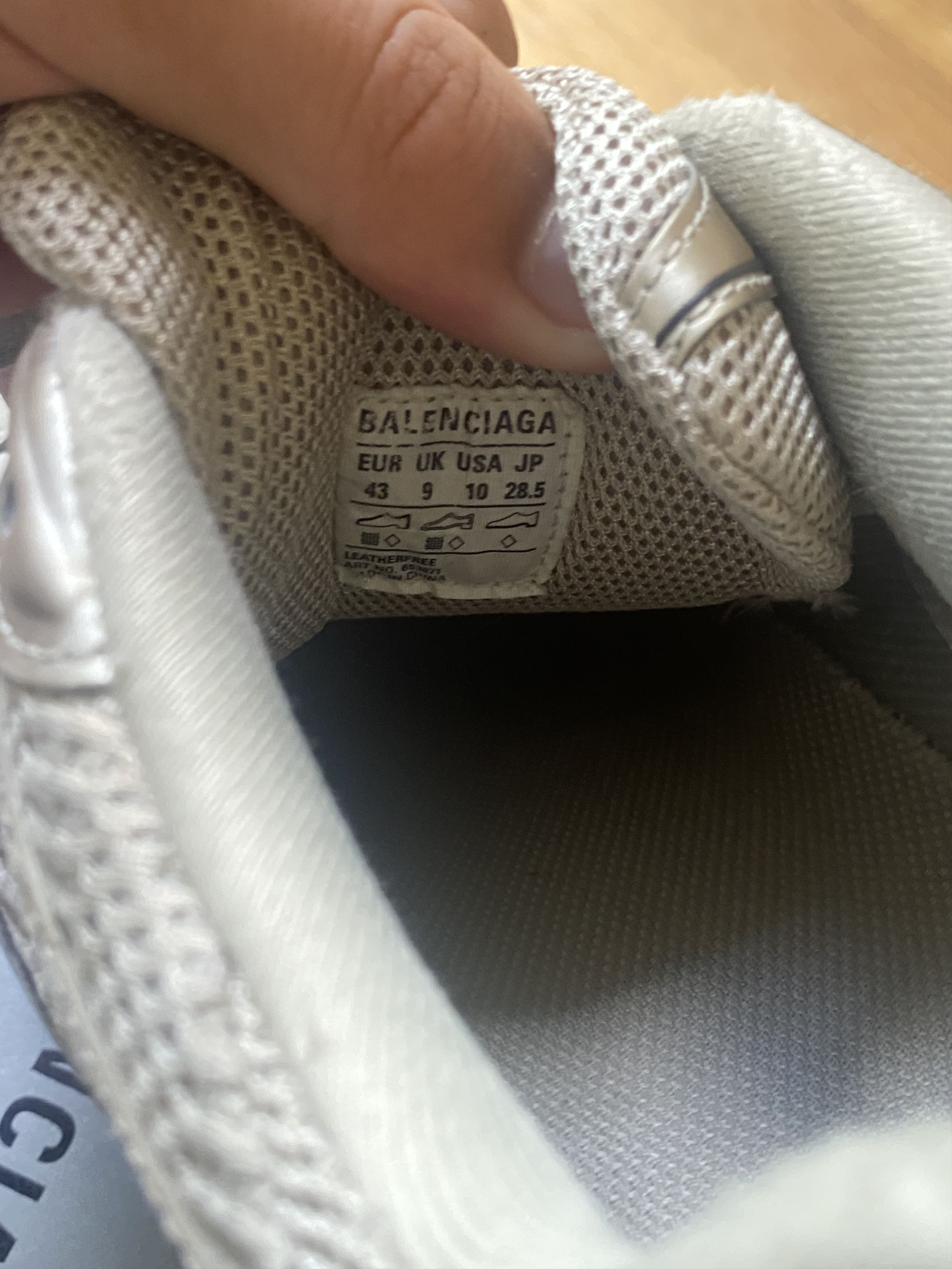 Balenciaga White/Black Balenciaga X-Panders Size US 10 / EU 43 - 10 Thumbnail
