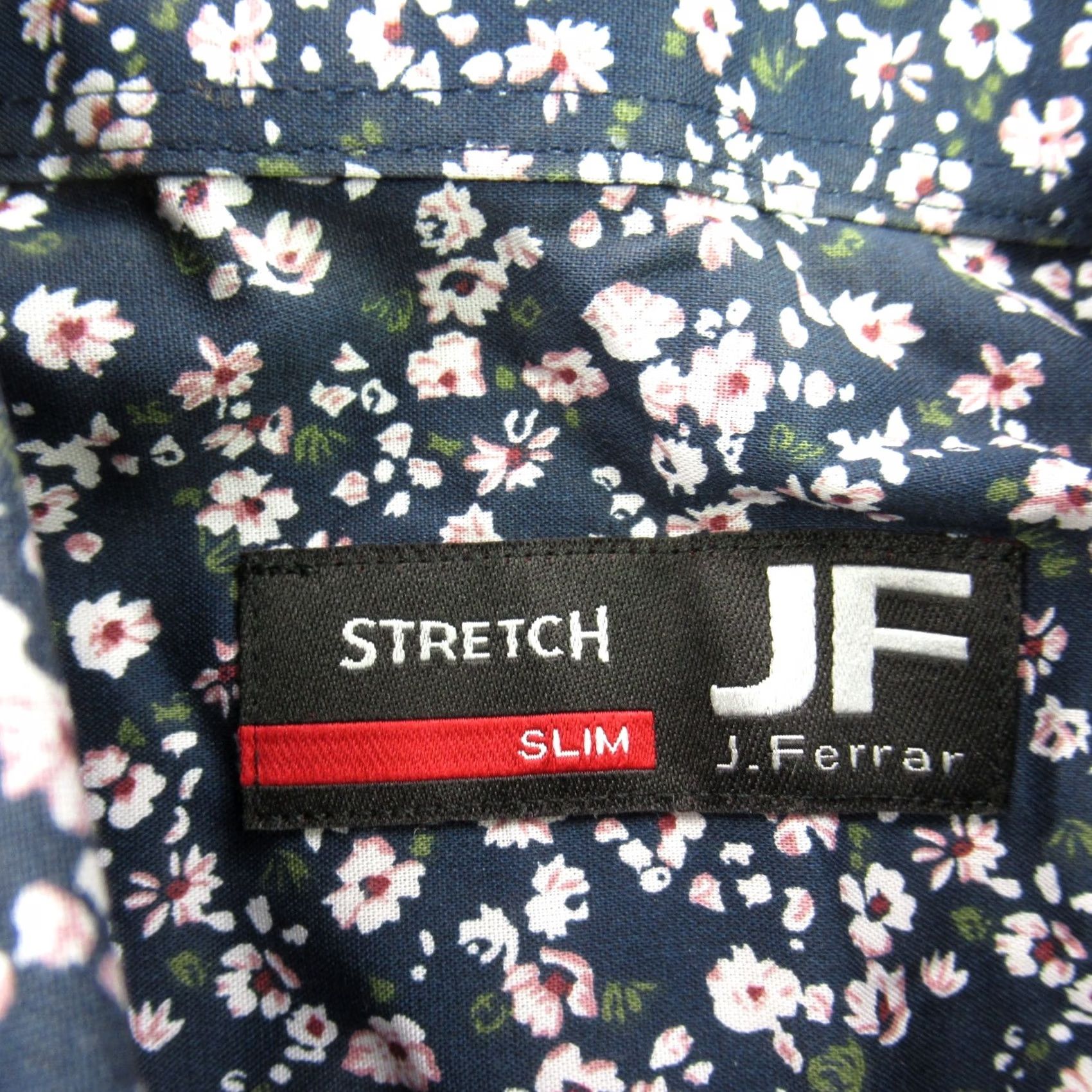 Vintage J. Ferrar Shirt Mens Medium Long Sleeve Floral Casual Slim Fit Size US M / EU 48-50 / 2 - 4 Thumbnail