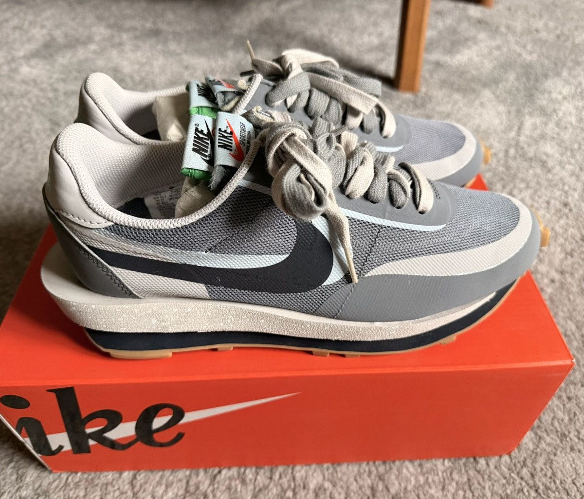 CLOT × Nike × Sacai Men’s Nike x Sacai x Clot LD WAFFLE COOL GREY SZ US 9/27cm Size US 9 / EU 42 - 1 Thumbnail