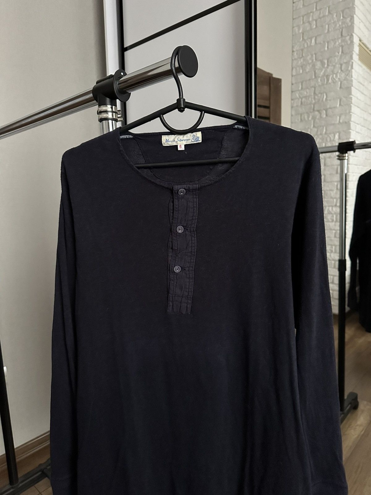 Merz B. Schwanen Merz B Schwanen Loopwheeled Long Sleeve T-Shirt Tee Size US L / EU 52-54 / 3 - 5 Thumbnail