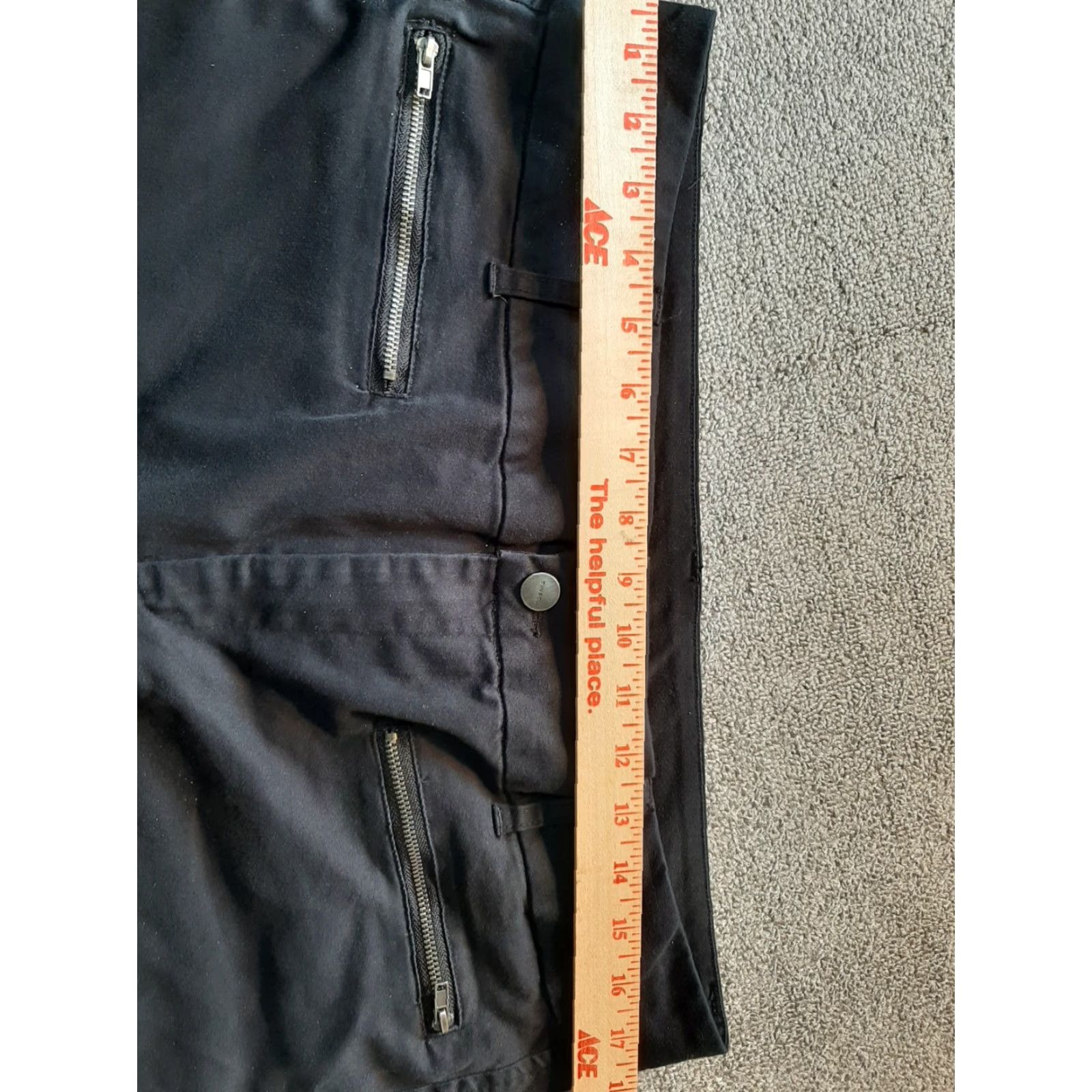 Vintage Tinsel Womens Pants 36x24 Black Jeans Chino Regular Womens 36 in Inseam 24 in Size 25" / US 0 / IT 36 - 3 Thumbnail