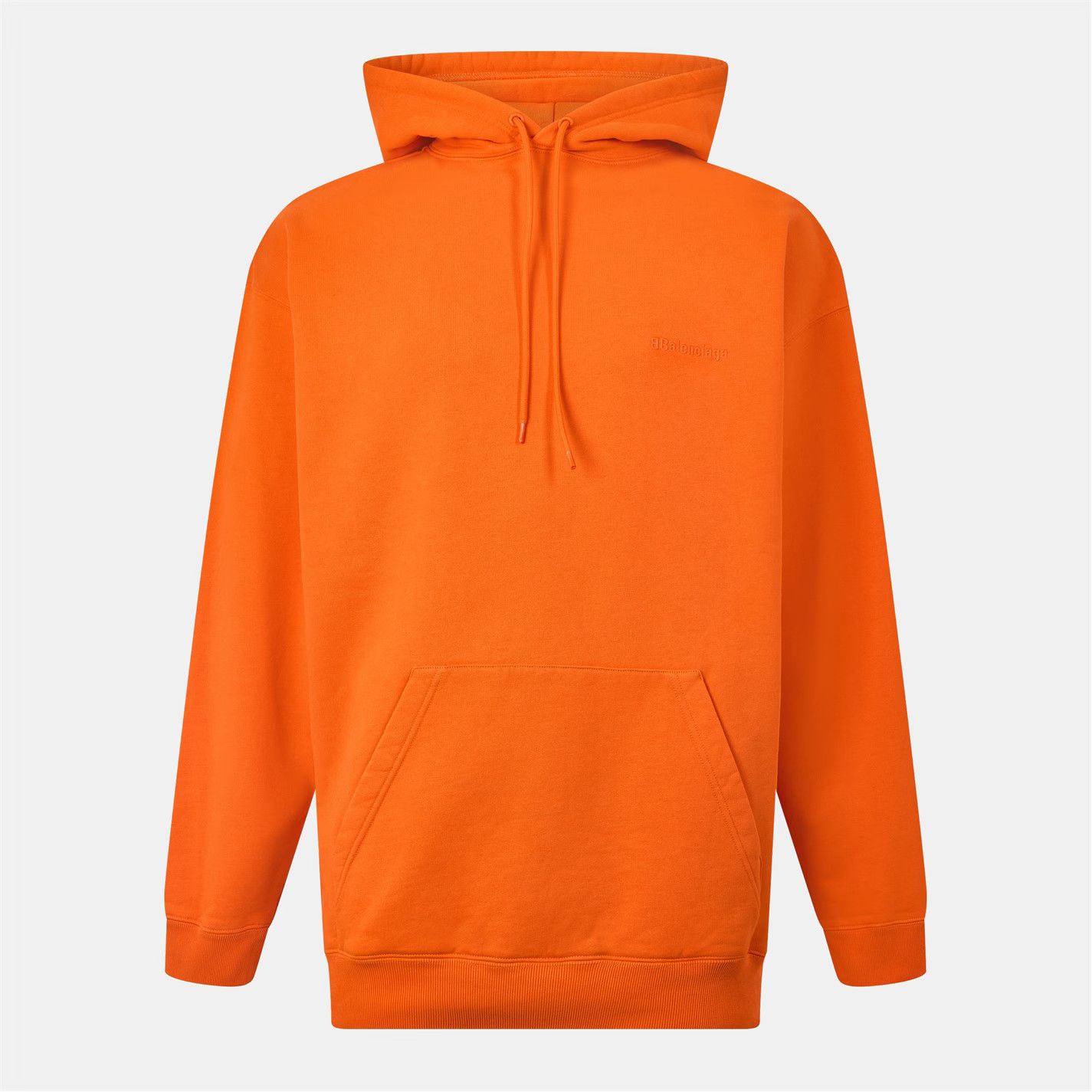 Balenciaga o1g2r1mq0226 Over the Head Hoodie In Orange Size US XXS / EU 40 - 1 Thumbnail