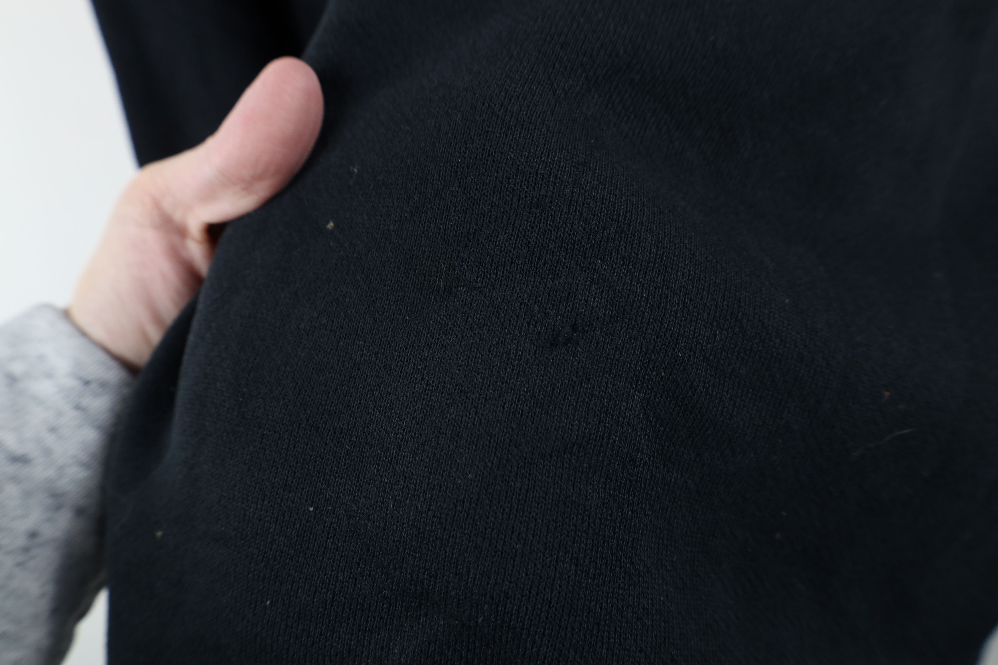 Vintage Vintage 80s 90s Distressed Blank Gusset Sweatshirt Black USA Size US XL / EU 56 / 4 - 6 Thumbnail