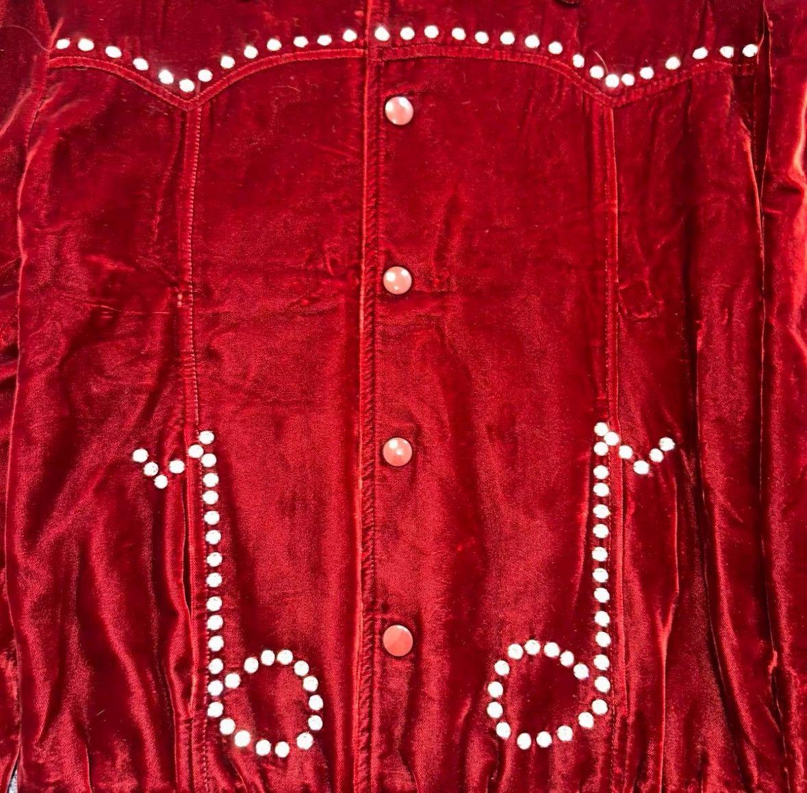 Saint Laurent Paris × Yves Saint Laurent Saint Laurent slp16FW wine red jacket 2506-Nextarrow Size US S / EU 44-46 / 1 - 3 Thumbnail