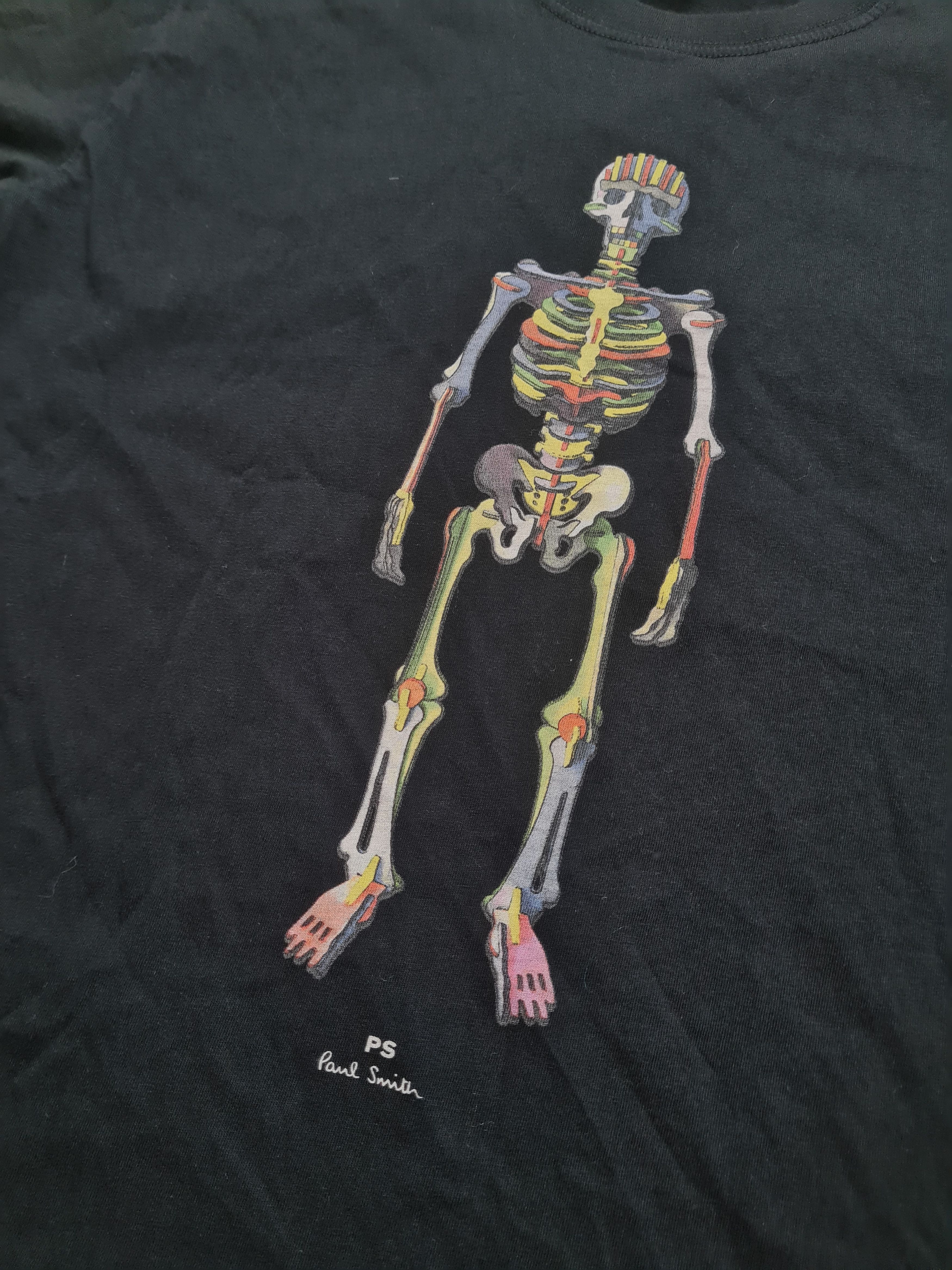 Paul Smith Paul Smith Men's Skeleton T-Shirt in Black Size M Size US M / EU 48-50 / 2 - 4 Thumbnail