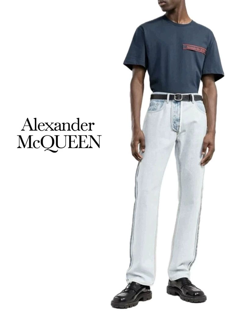 Alexander McQueen Alexander Mcqueen Show contrasting color badge short sleev Size US S / EU 44-46 / 1 - 7 Thumbnail