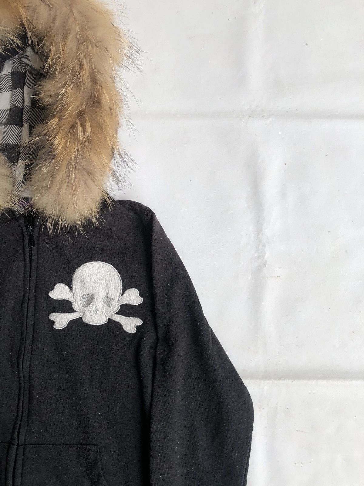 If Six Was Nine Japanese Poem Skull Zipp Fur Hoodie Ifsix Punk Rock Style Size US M / EU 48-50 / 2 - 3 Thumbnail