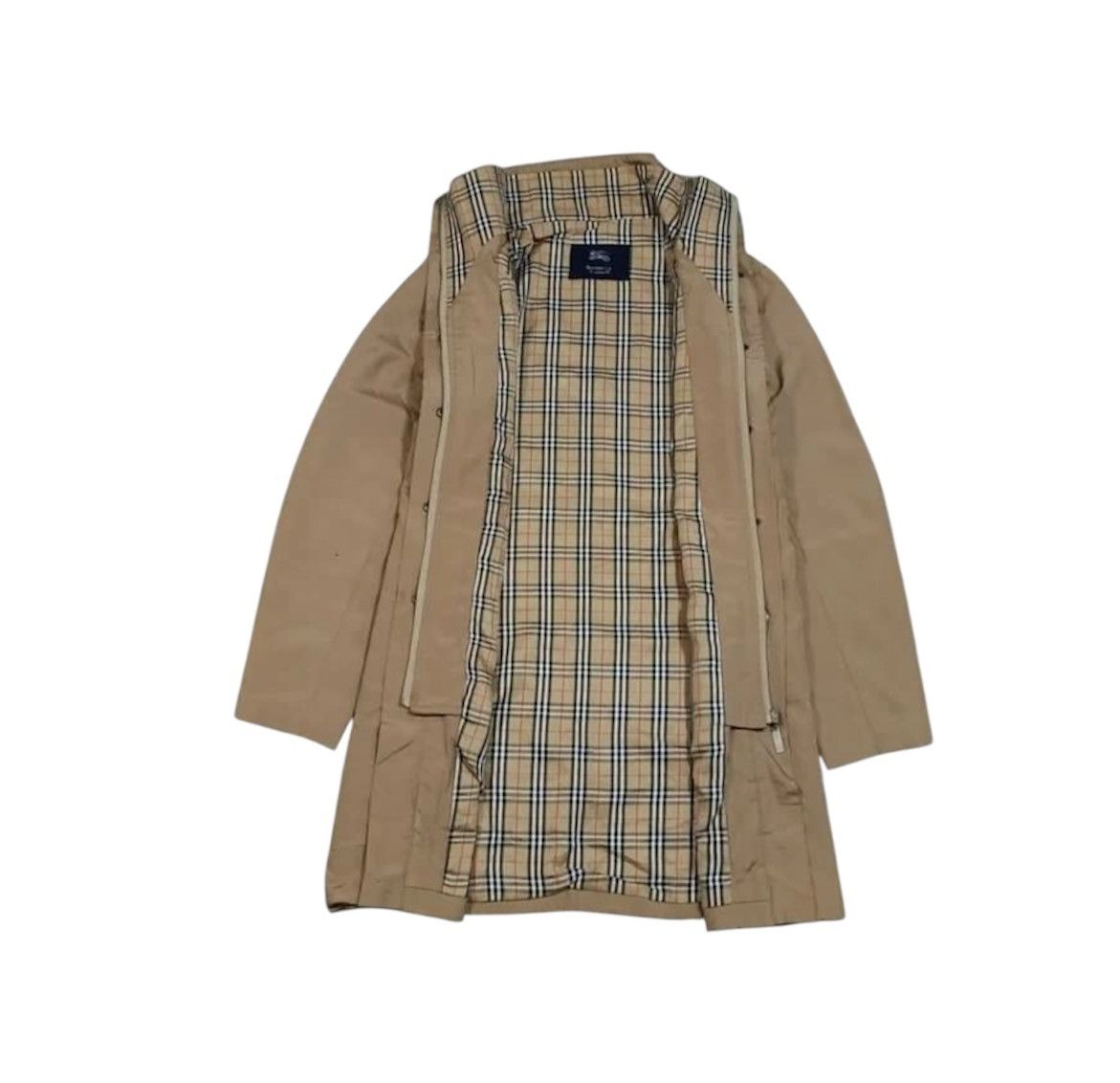 Burberry Burberry Vintage Nova Check Coat Parka Jacket Size US M / EU 48-50 / 2 - 2 Thumbnail