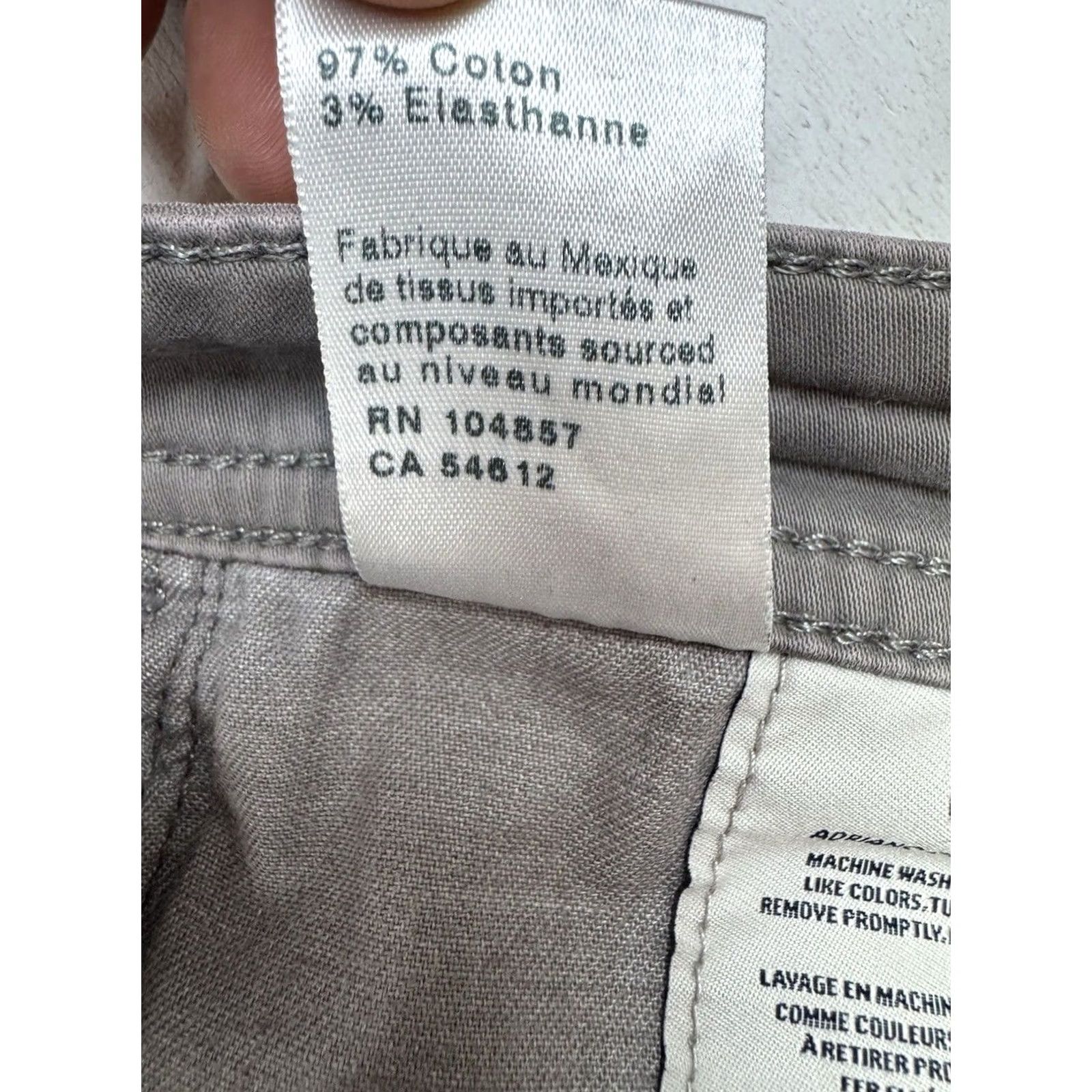 Vintage AG Adriano Goldschmied Jeans Men’s 34x33 Light Brown The Graduate Tailored Leg Jeans Size US 34 / EU 50 - 5 Thumbnail