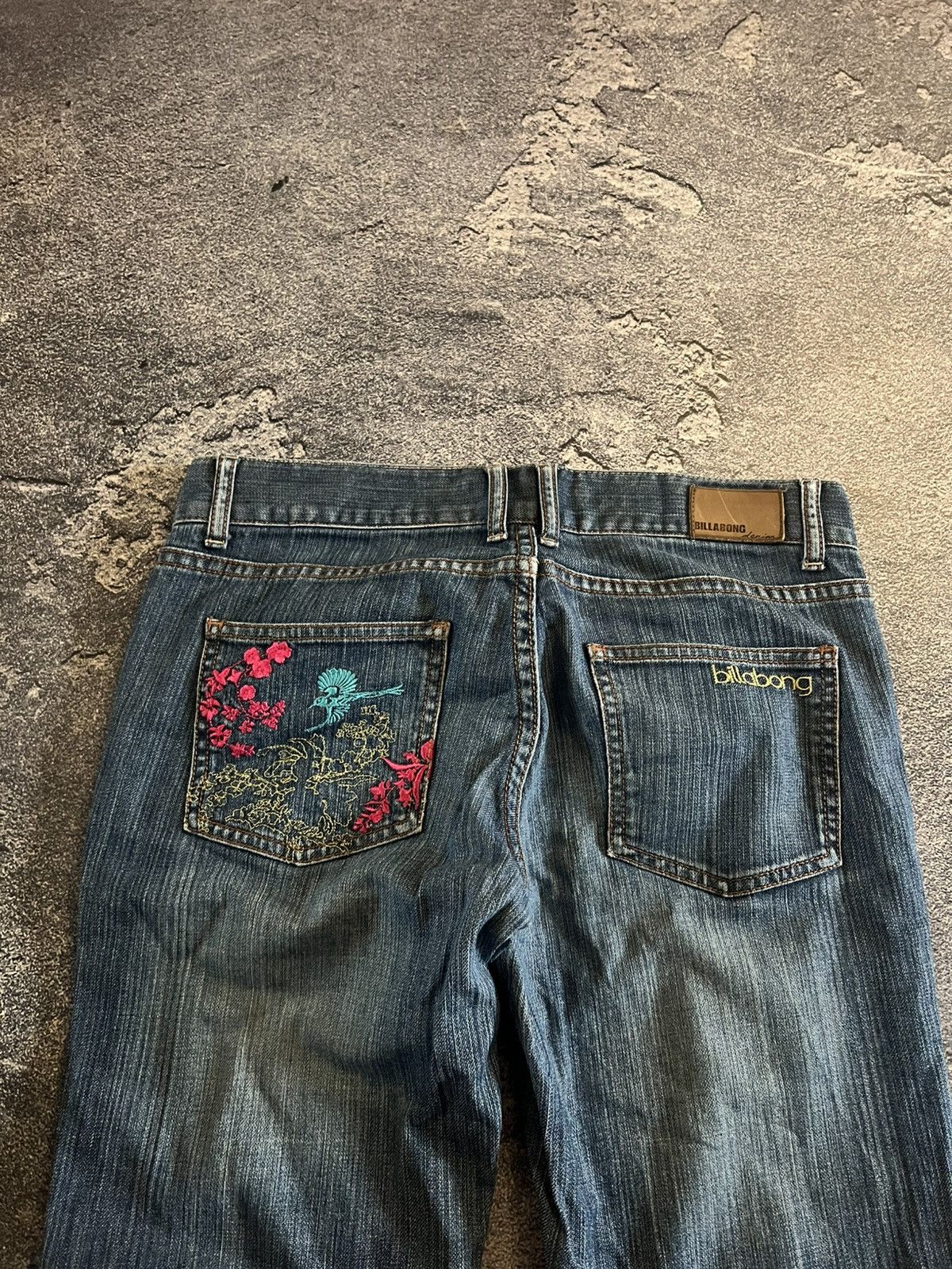 Vintage Vintage Billabong Archive Slim Leg / Retro Glamour Dark Blue Size US 30 / EU 46 - 3 Thumbnail