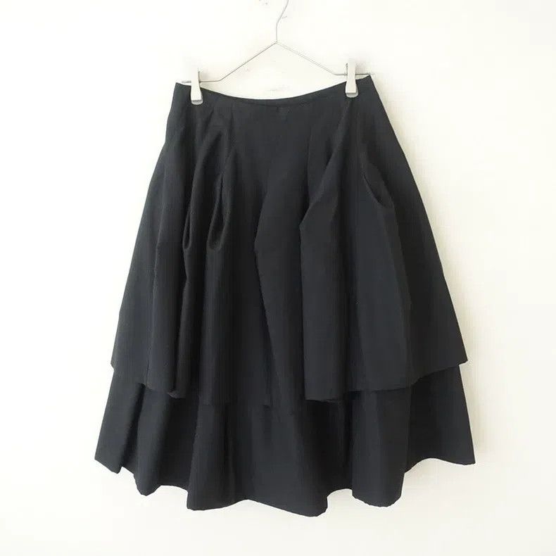 Comme des Garcons Comme Des Garcons size XS 3D Pleated Double Layer Skirt Size 23" - 1 Thumbnail