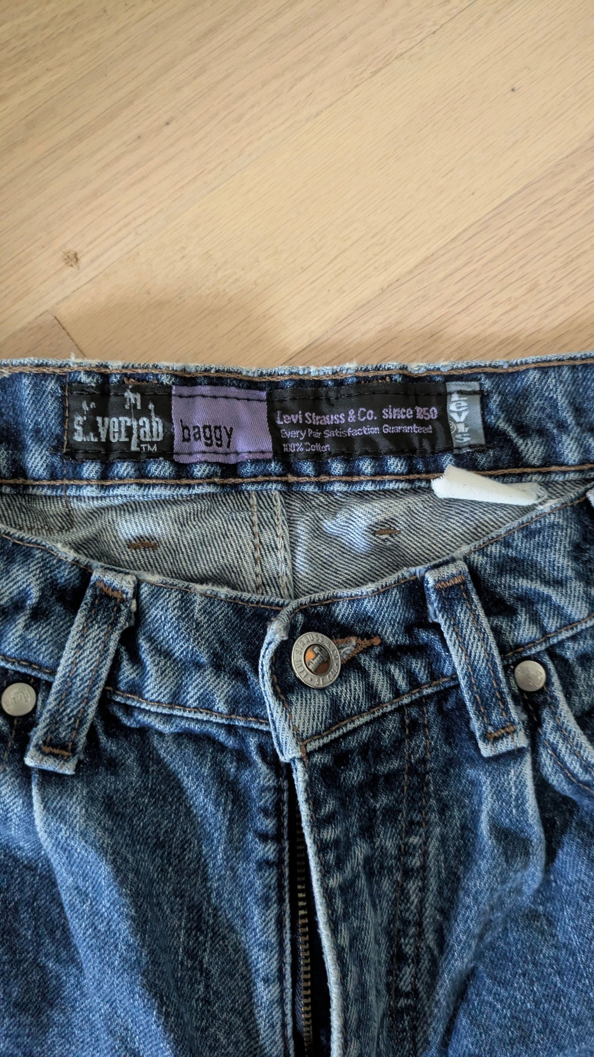 Levi's Levis Silvertab Baggy Skater Jeans Size US 29 - 2 Thumbnail
