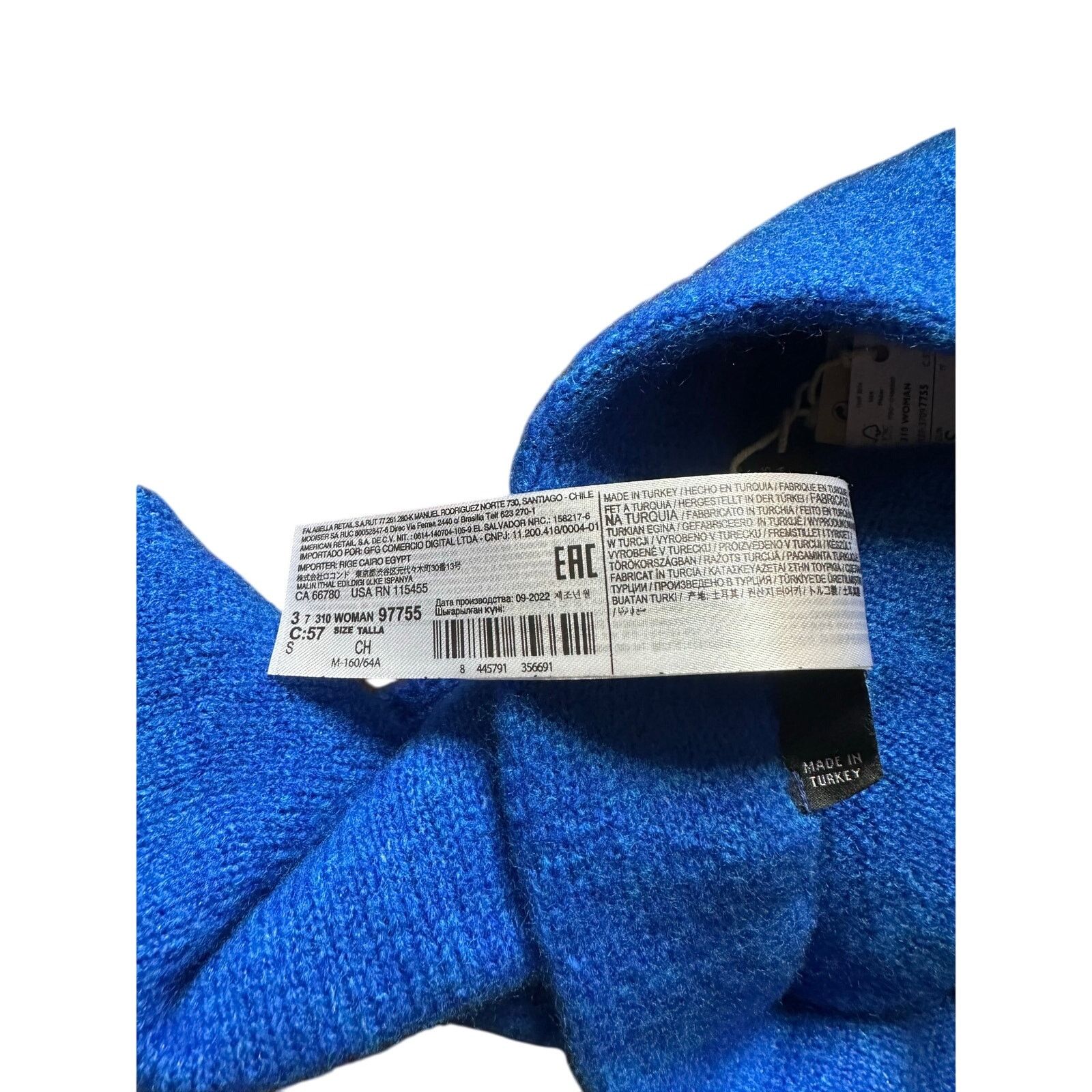 Mango Mango Blue Mini Skirt Klein - Size Small (S) - New with Tags Size 26" / US 2 / IT 38 - 5 Thumbnail
