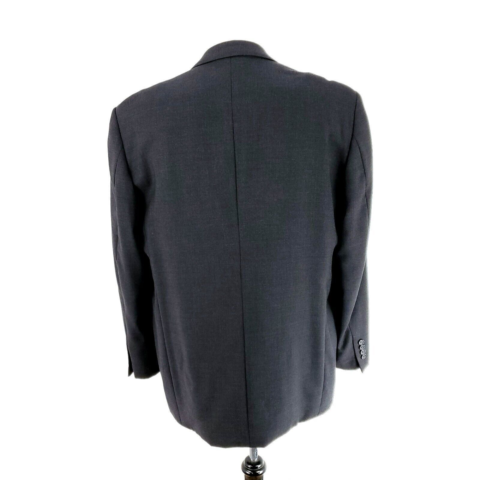 Pronto Uomo Pronto Uomo Lessona Natural Stretch Worsted Wool 2 Button Bl Size 42R - 5 Thumbnail