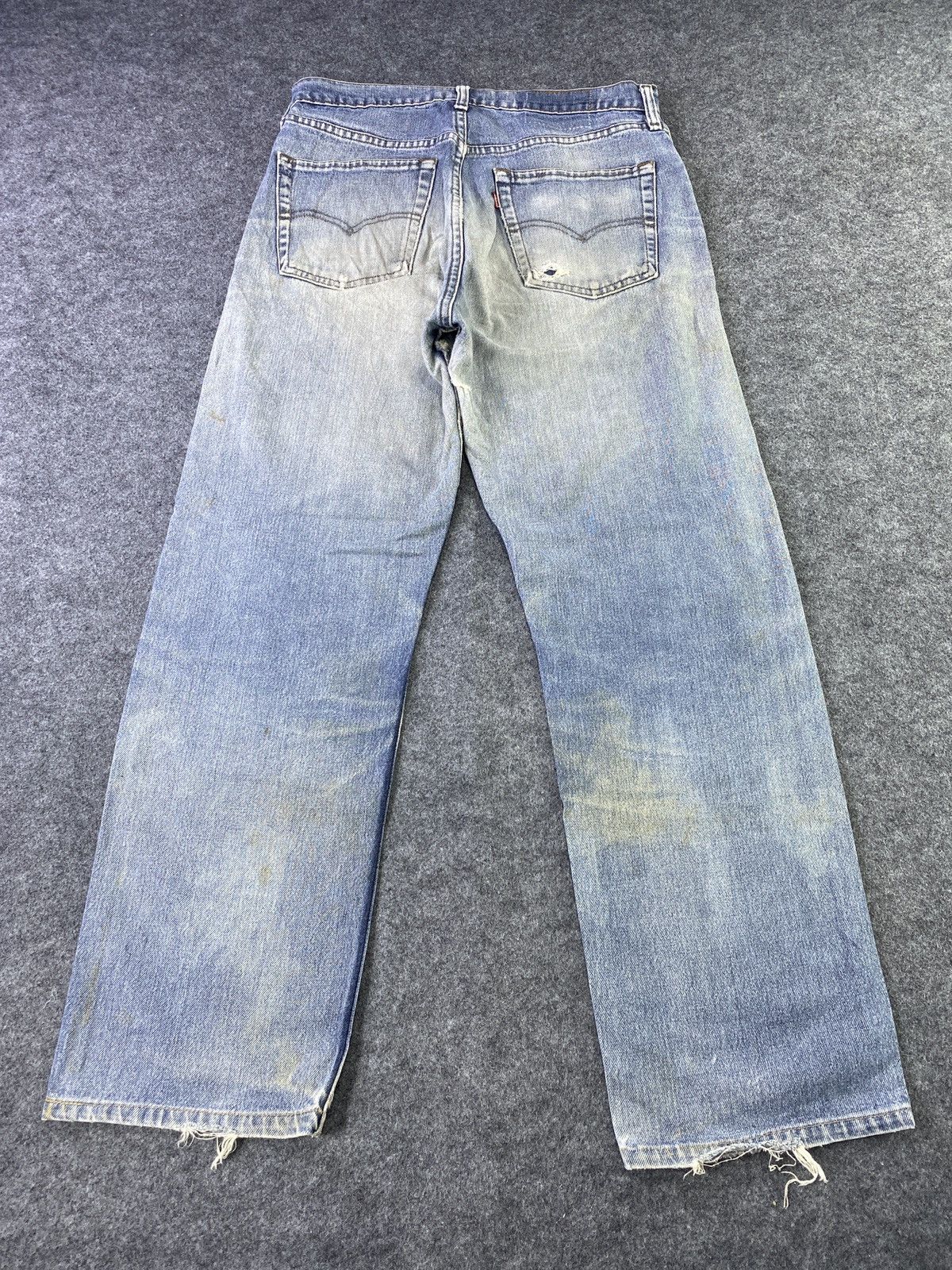 Jean × Levi's × Vintage Vintage Levis 509 Distress Blue Wash Jeans - J930 Size US 32 / EU 48 - 4 Thumbnail