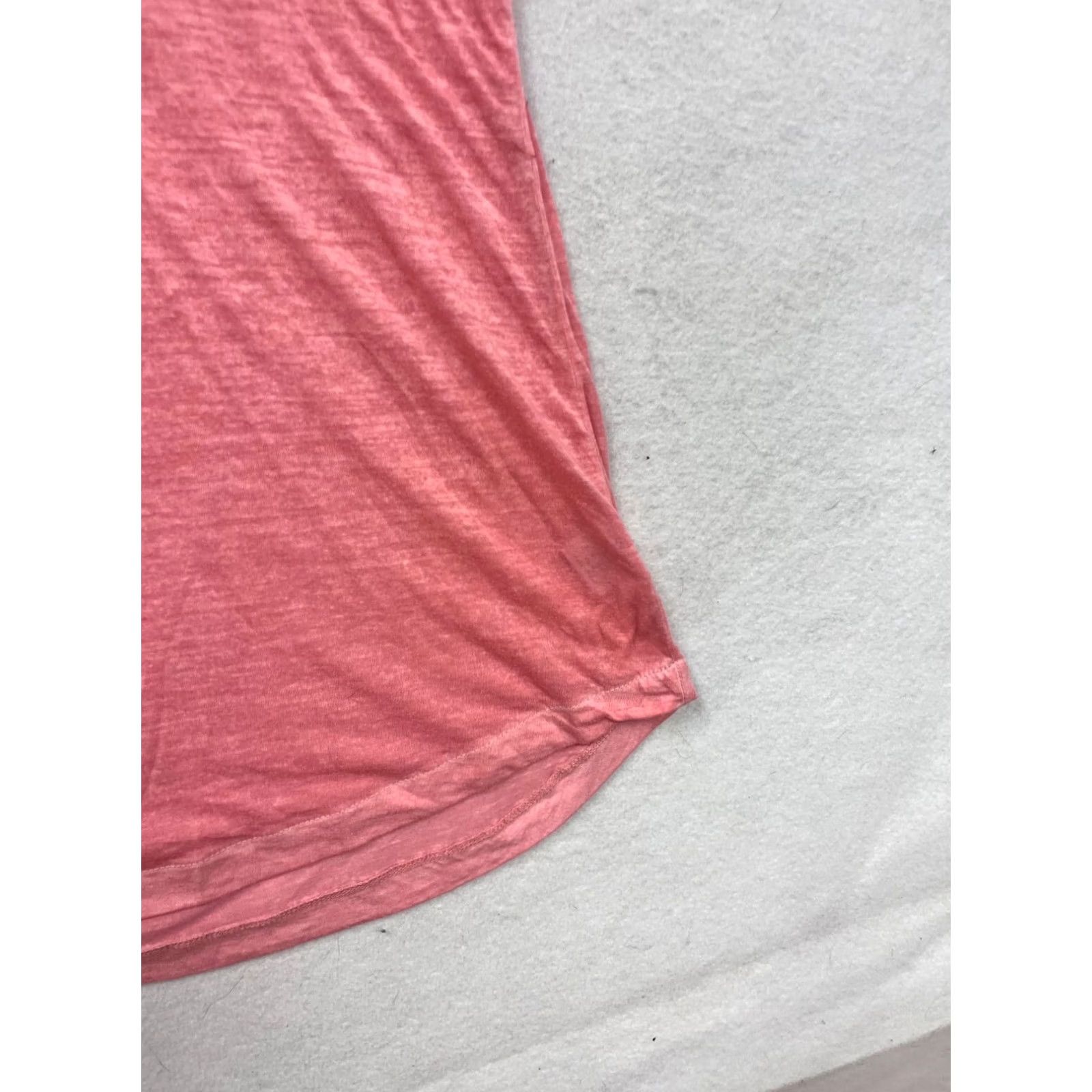 Style & Co Style & Co Shirt Womens S Pink Short Sleeve Sheer Pocket Size S / US 4 / IT 40 - 7 Thumbnail