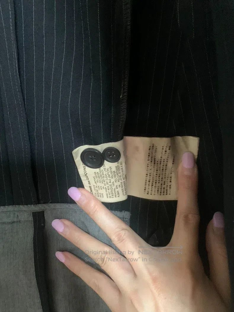 Comme des Garcons Comme des Garçons Black Plaid Blazer M. Size US M / EU 48-50 / 2 - 3 Thumbnail