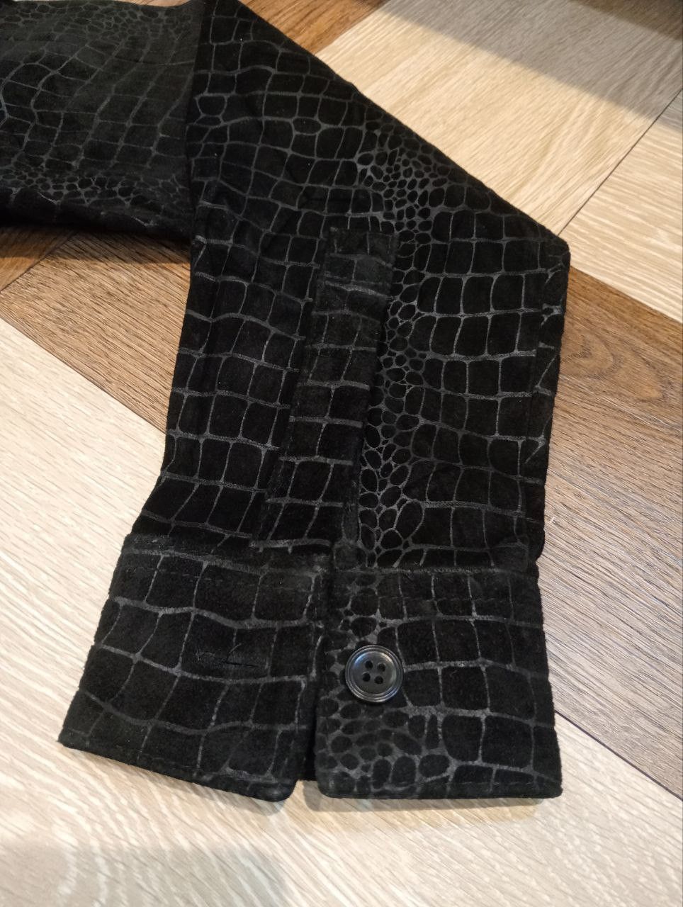 Jean Paul Gaultier RARE GAULTIER HOMME OBJET CROC SCALE STYLE LEATHER JACKET Size US M / EU 48-50 / 2 - 14 Thumbnail