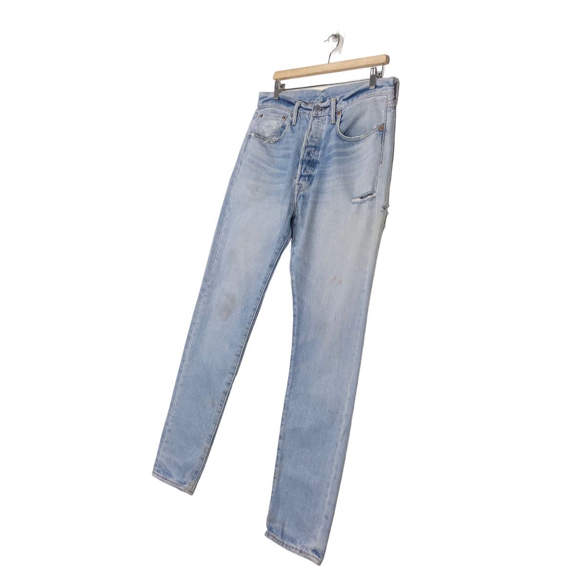 Levi's 🔥VINTGE ACID WASH DESIGN DENIM JEANS LEVI’S 501 Size US 32 / EU 48 - 2 Thumbnail