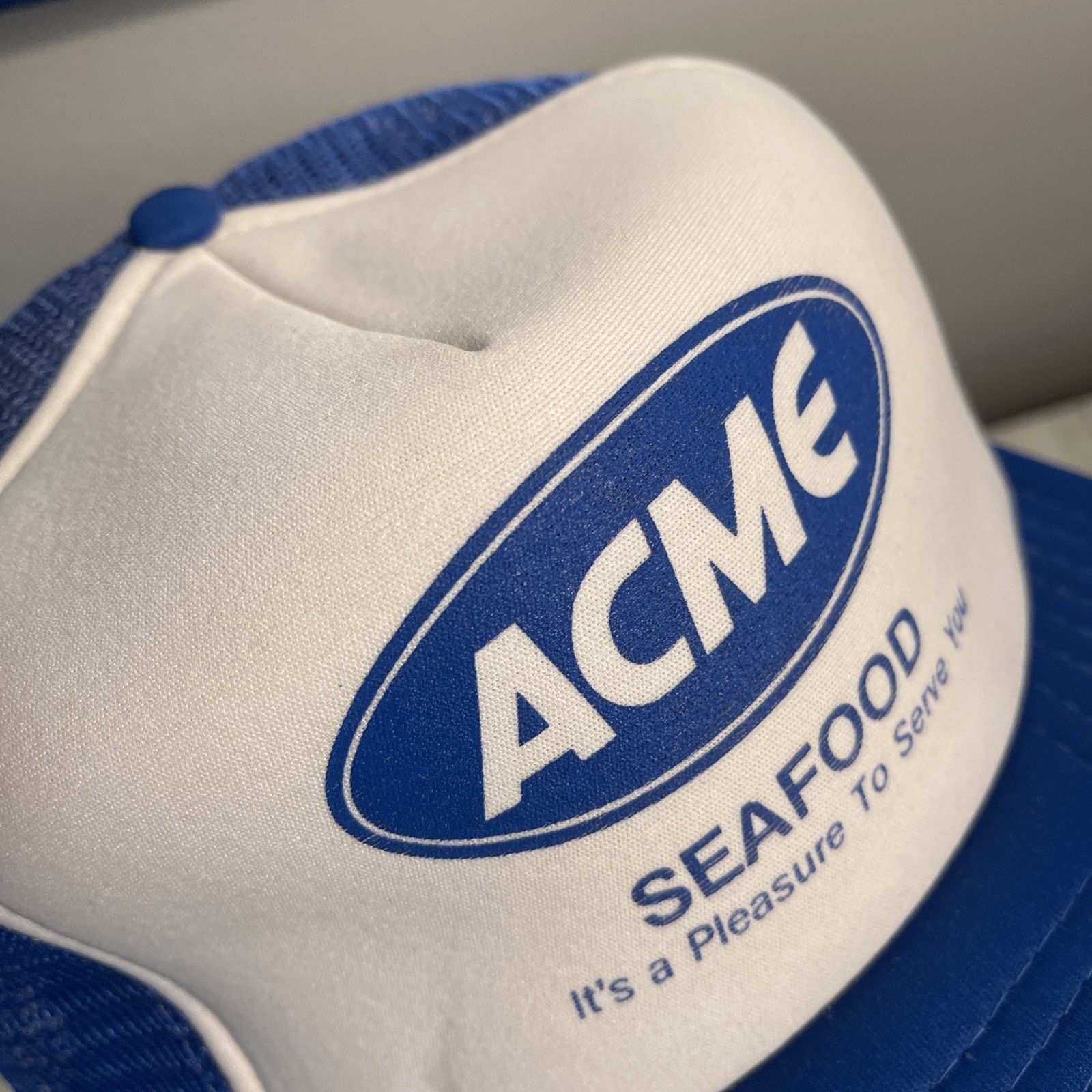Vintage Vintage 1980’s Trucker Hat Snapback ACME Food Seafood Rare 3 Size ONE SIZE - 5 Thumbnail