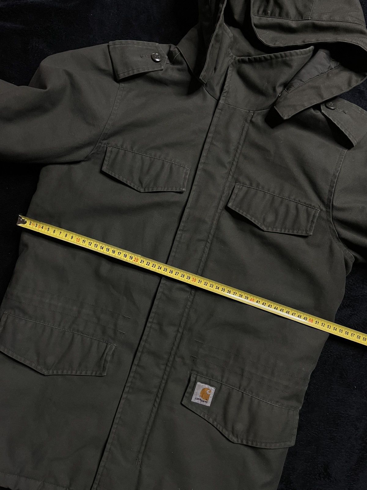 Carhartt Vintage Carhartt Hickman Coat Jacket Dark Green Unisex Size US S / EU 44-46 / 1 - 14 Thumbnail