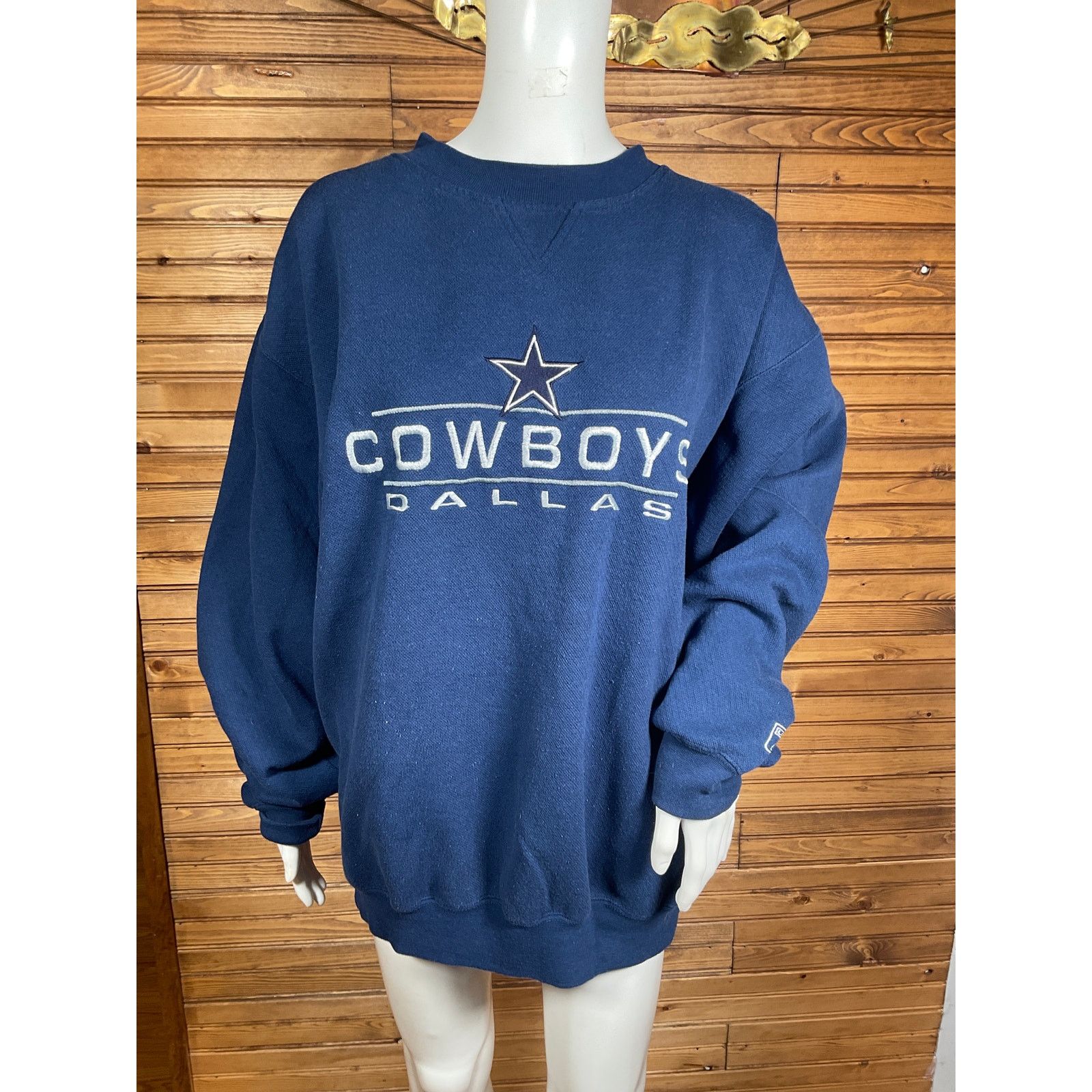Logo 7 Vintage 90s Logo 7 Game Day Dallas Cowboys Crew Sweatshirt Size US XL / EU 56 / 4 - 1 Thumbnail