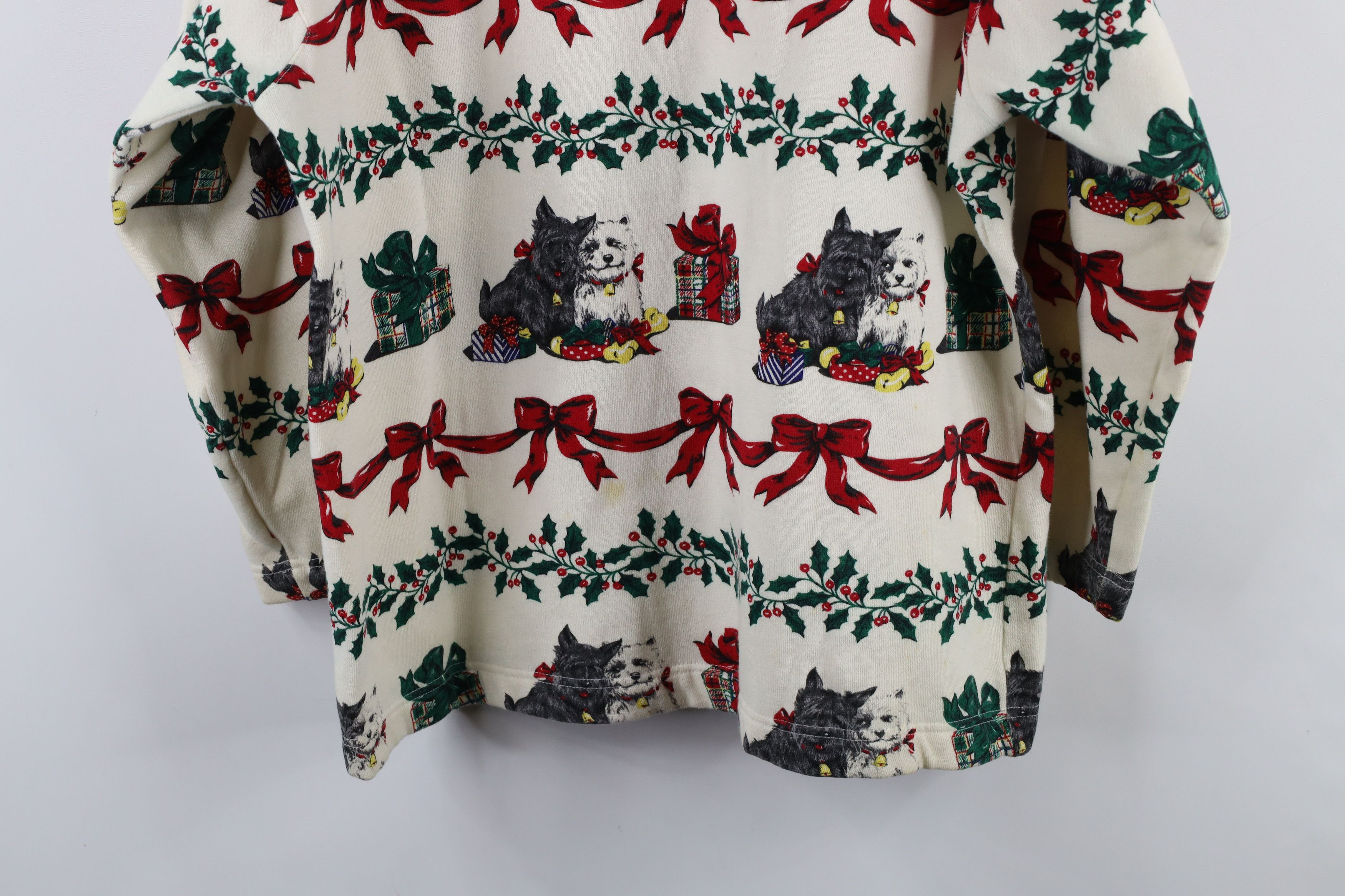 Vintage Vintage 90s Streetwear All Over Print Mock Neck Sweatshirt Size M / US 6-8 / IT 42-44 - 15 Thumbnail