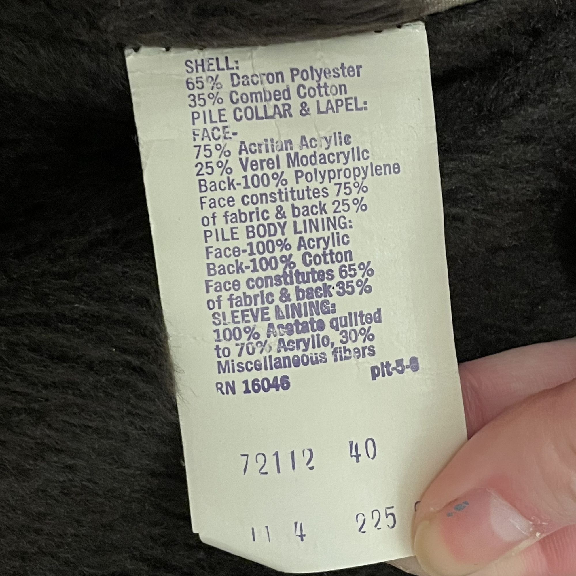 Sears Vtg Sears Khaki Car Coat Gray PILE Lapel FLEECE Lined Jacket Size US L / EU 52-54 / 3 - 9 Thumbnail