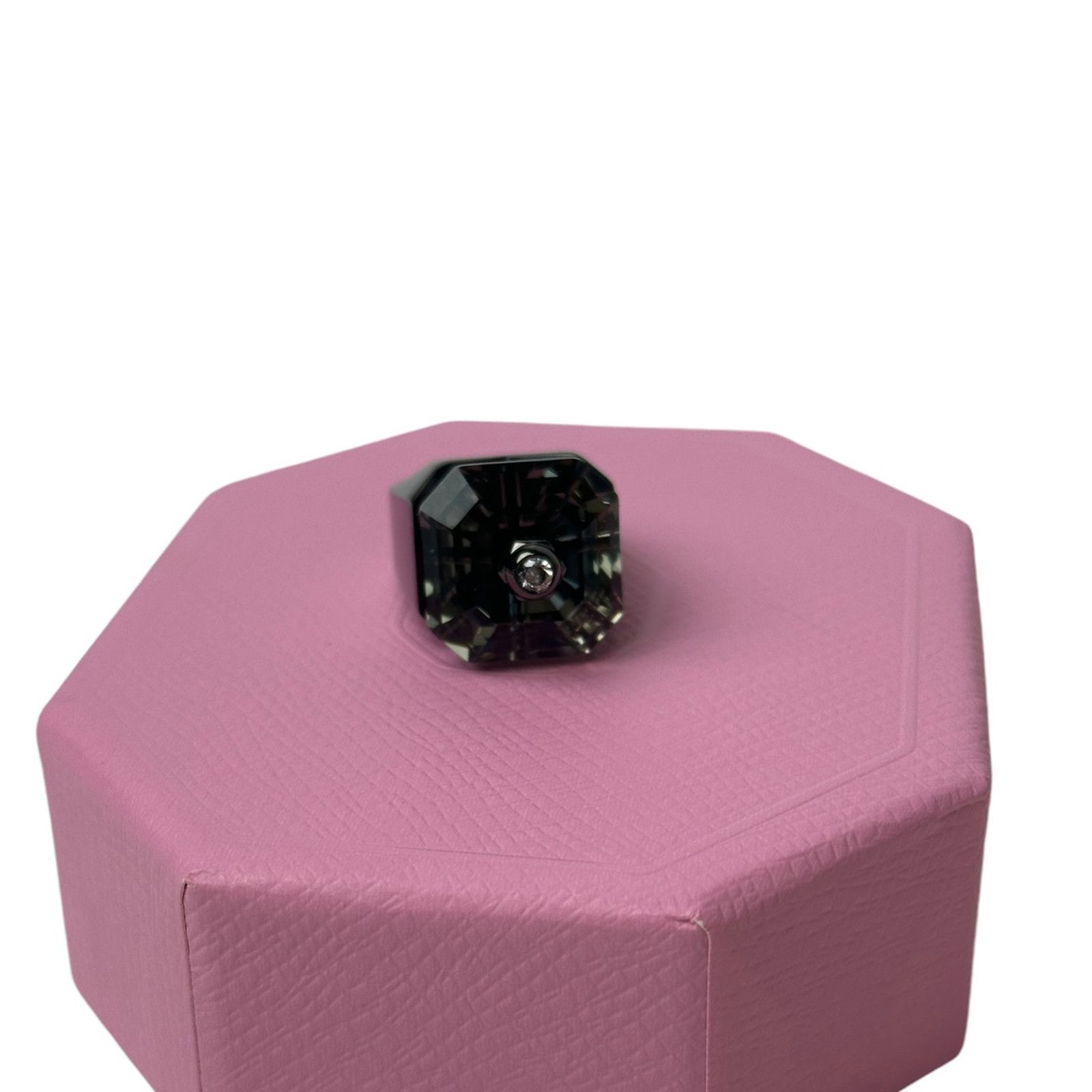 Swarovski Swarovski Numina cocktail ring Octagon cut, Black, 7 USA Size ONE SIZE - 4 Thumbnail