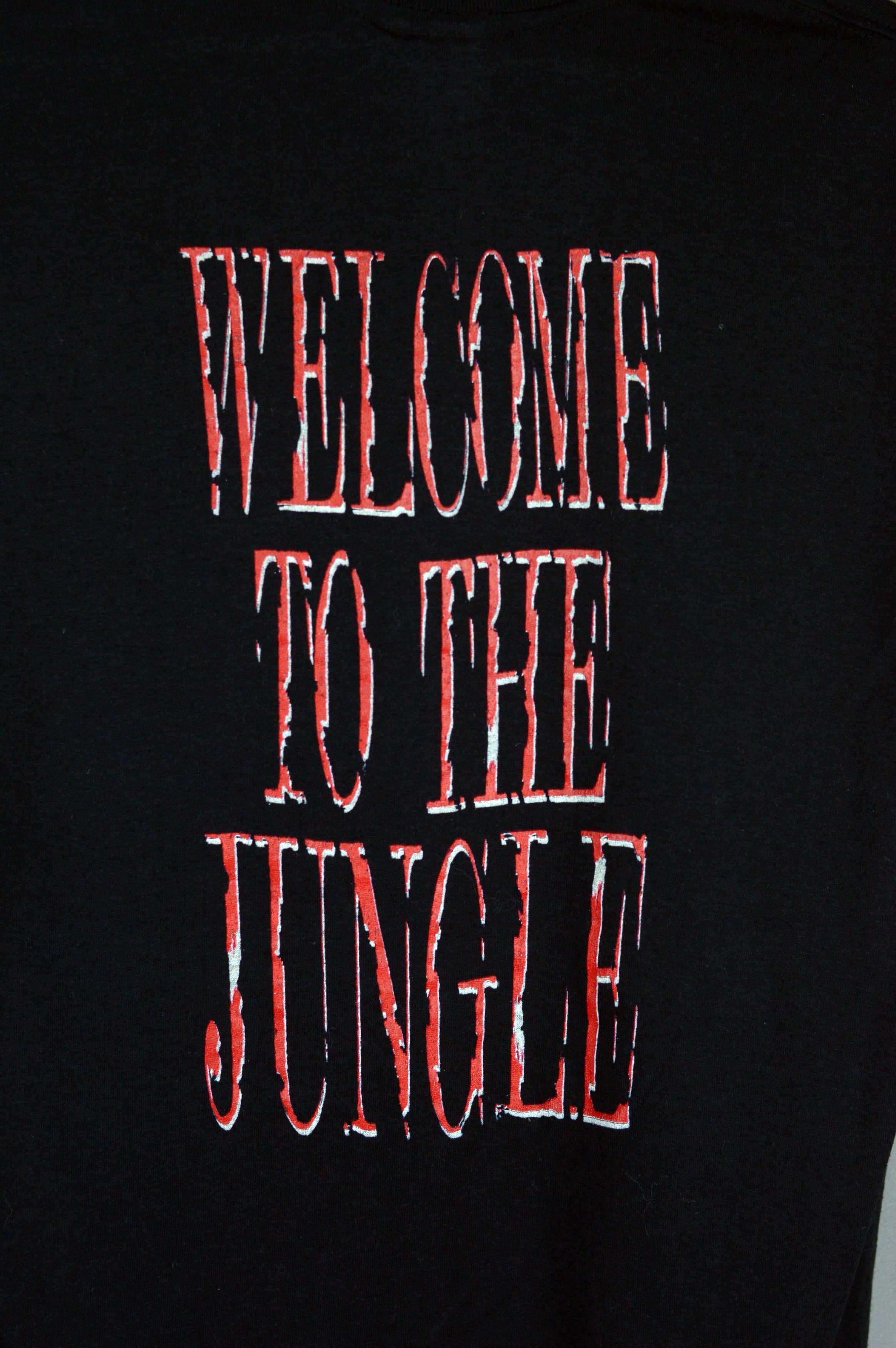 Vintage Vintage Guns n Roses Welcome To The Jungle 80s t shirt Size US M / EU 48-50 / 2 - 6 Thumbnail