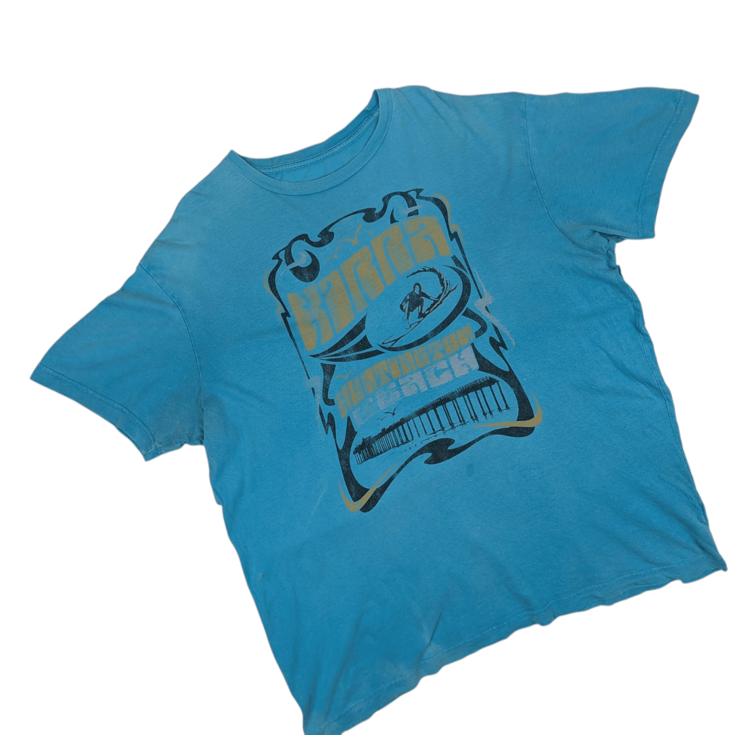Kirra 2000's KIRRA Surf Huntington Beach Made In USA T-Shirt Size US XL / EU 56 / 4 - 3 Thumbnail