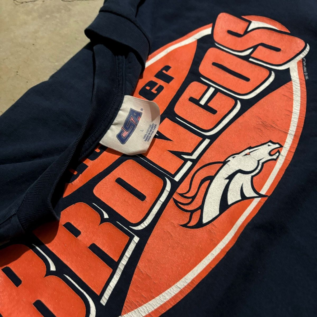 NFL × Vintage Vintage Denver Broncos Long Sleeve Size US L / EU 52-54 / 3 - 5 Thumbnail