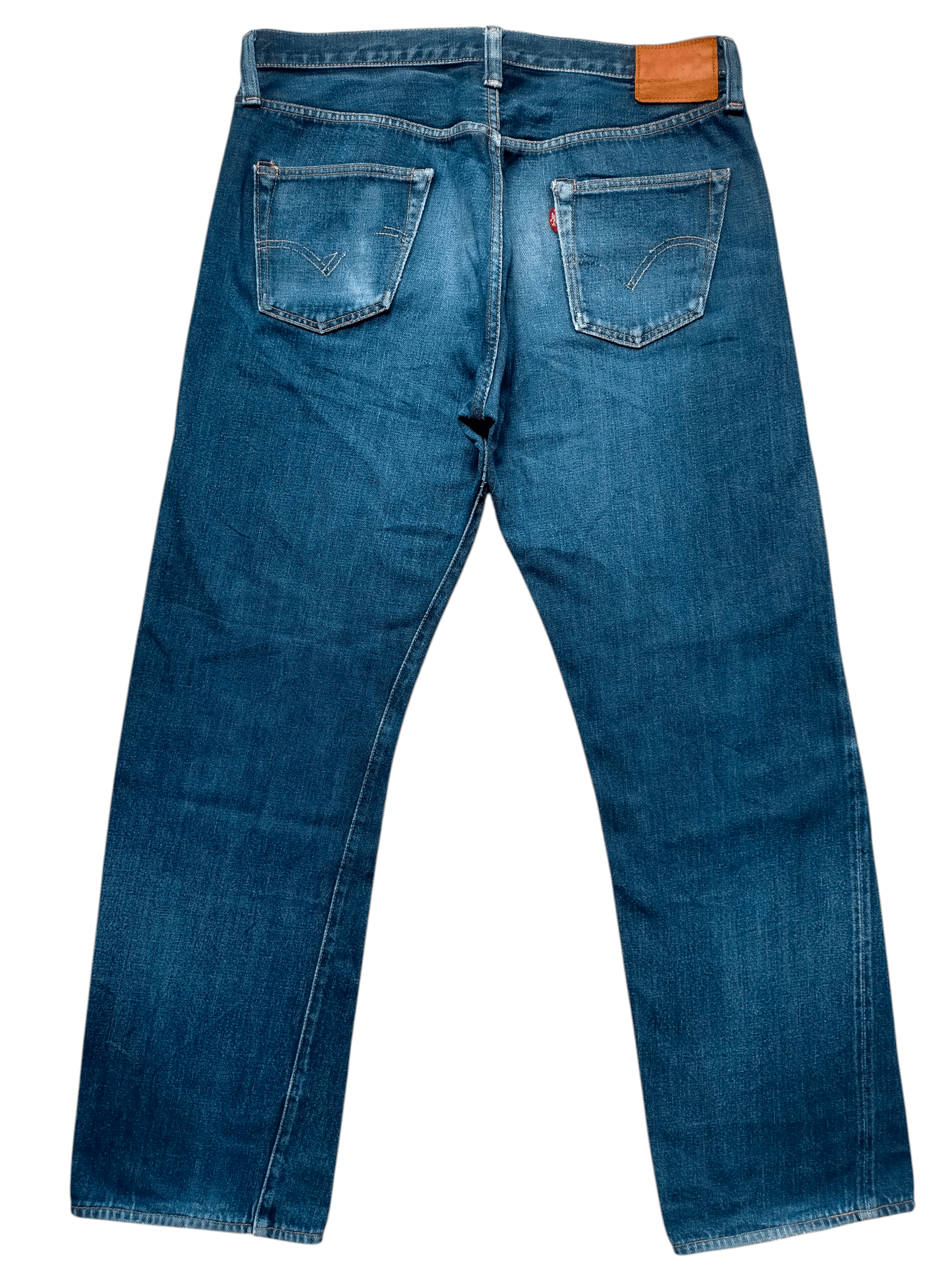 Levi's Vintage Clothing Vintage Levis 501xx Big E Selvedge Jeans Size US 35 - 2 Thumbnail