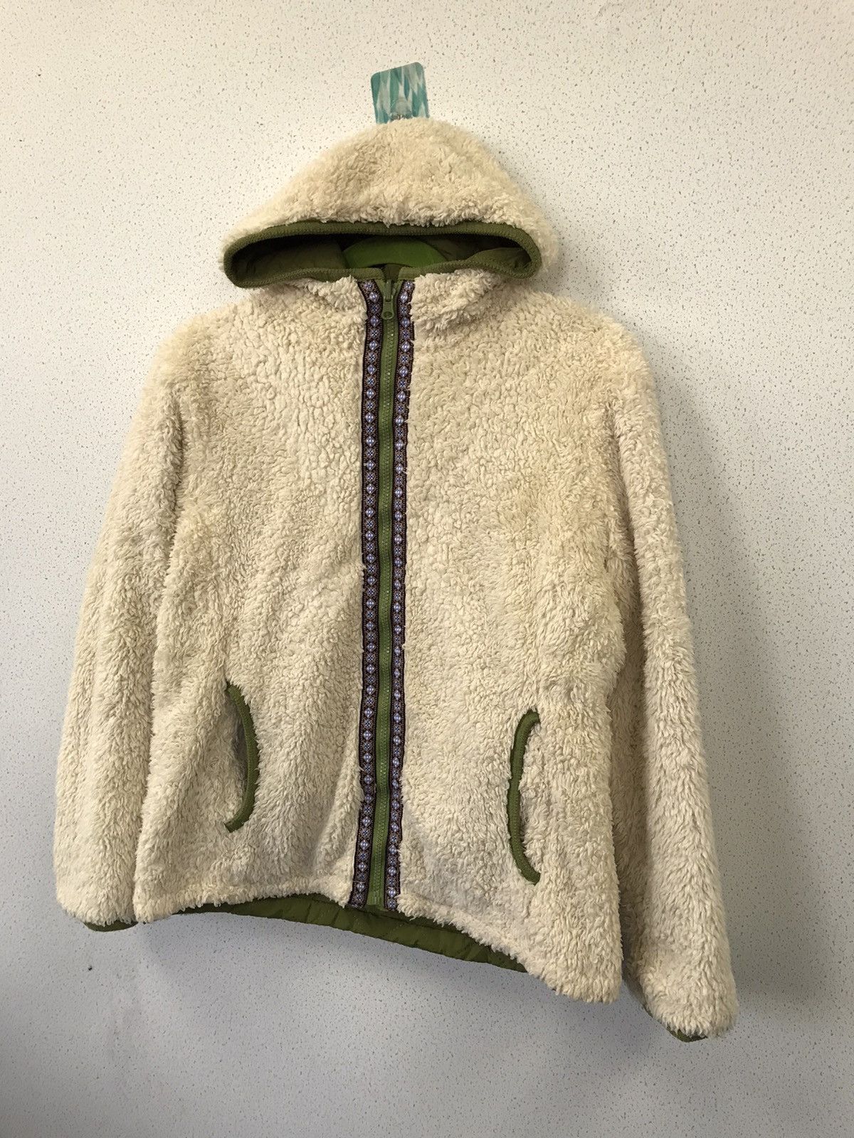 Japanese Brand Women Reversible Fleece Jacket Size M / US 6-8 / IT 42-44 - 6 Thumbnail