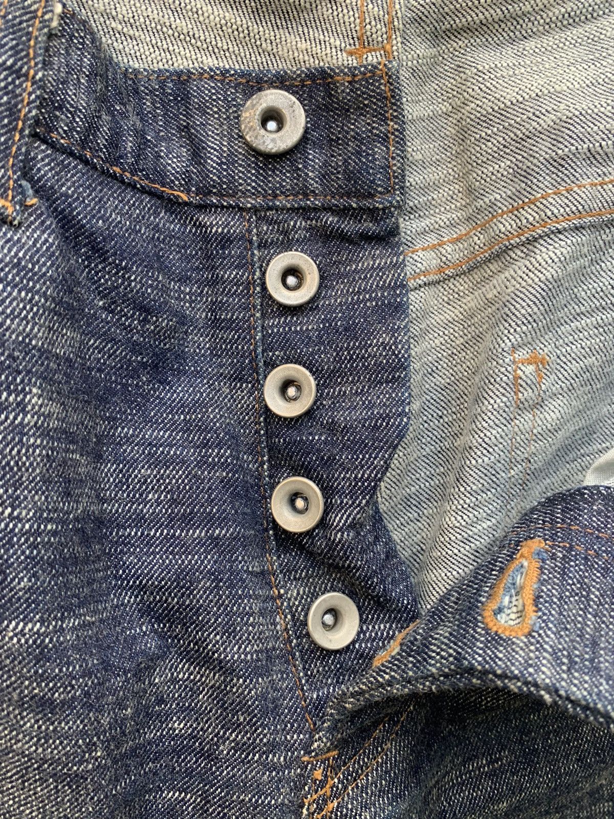 Japanese Brand 🔥🔥 MORGAN HOMME Blue Denim Jeans Size US 30 / EU 46 - 17 Thumbnail