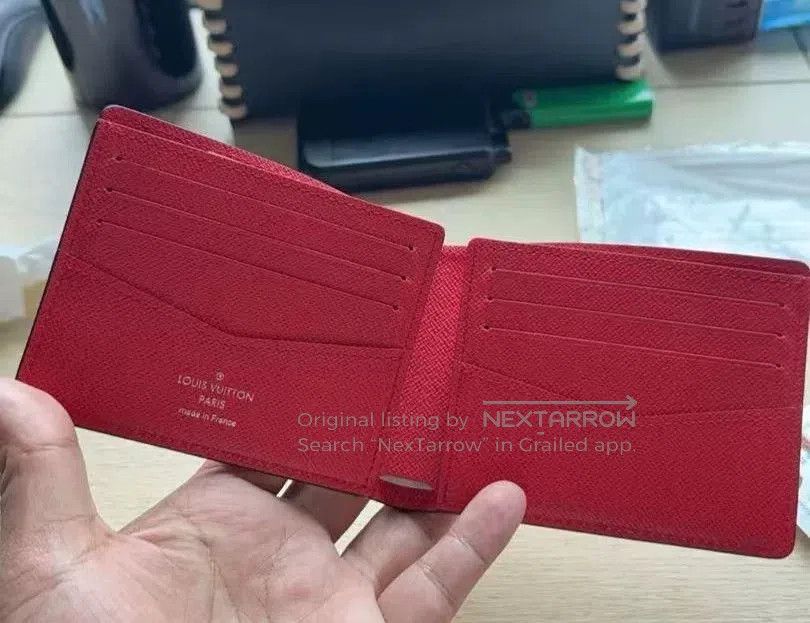 Louis Vuitton Louis Vuitton x Supreme Bi-fold Wallet. Size ONE SIZE - 3 Thumbnail