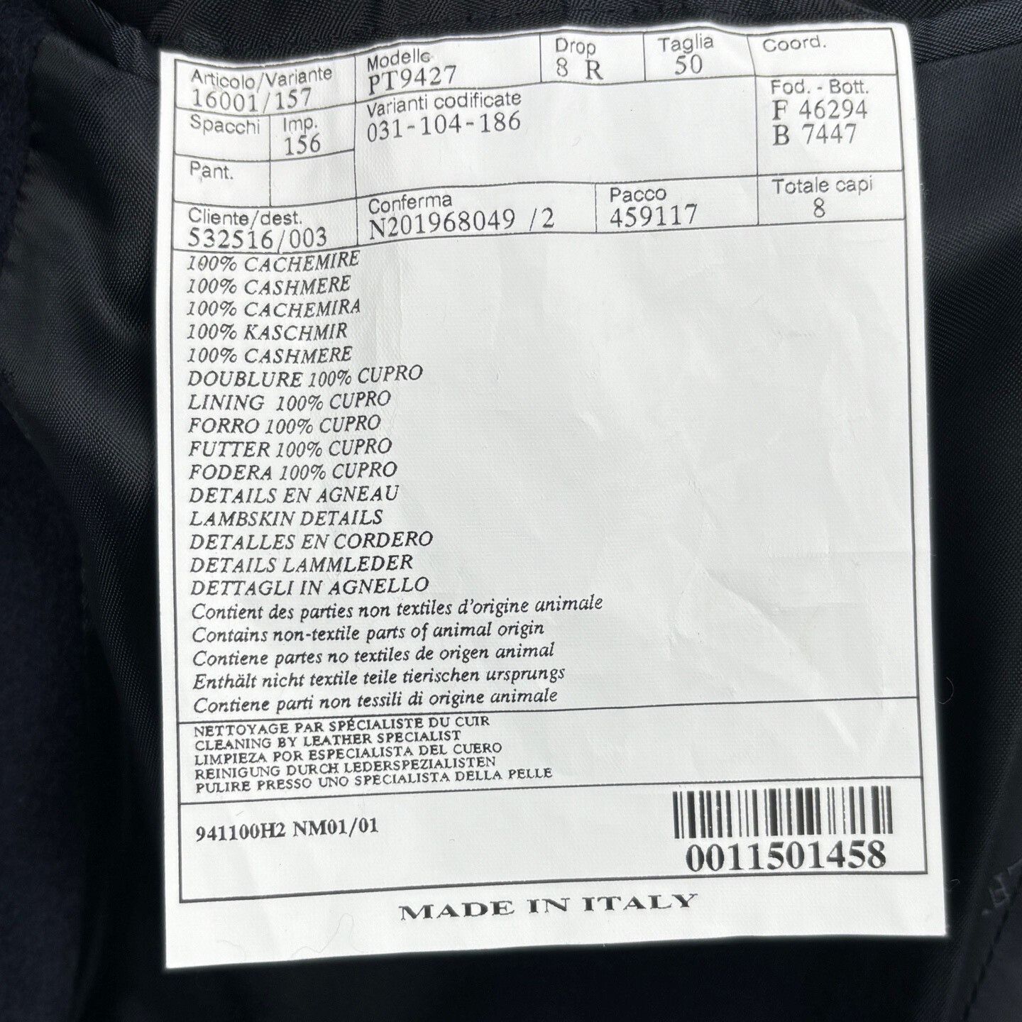 Hermes Hermes Deep Blue Coat for Elegant Style Size US L / EU 52-54 / 3 - 4 Thumbnail