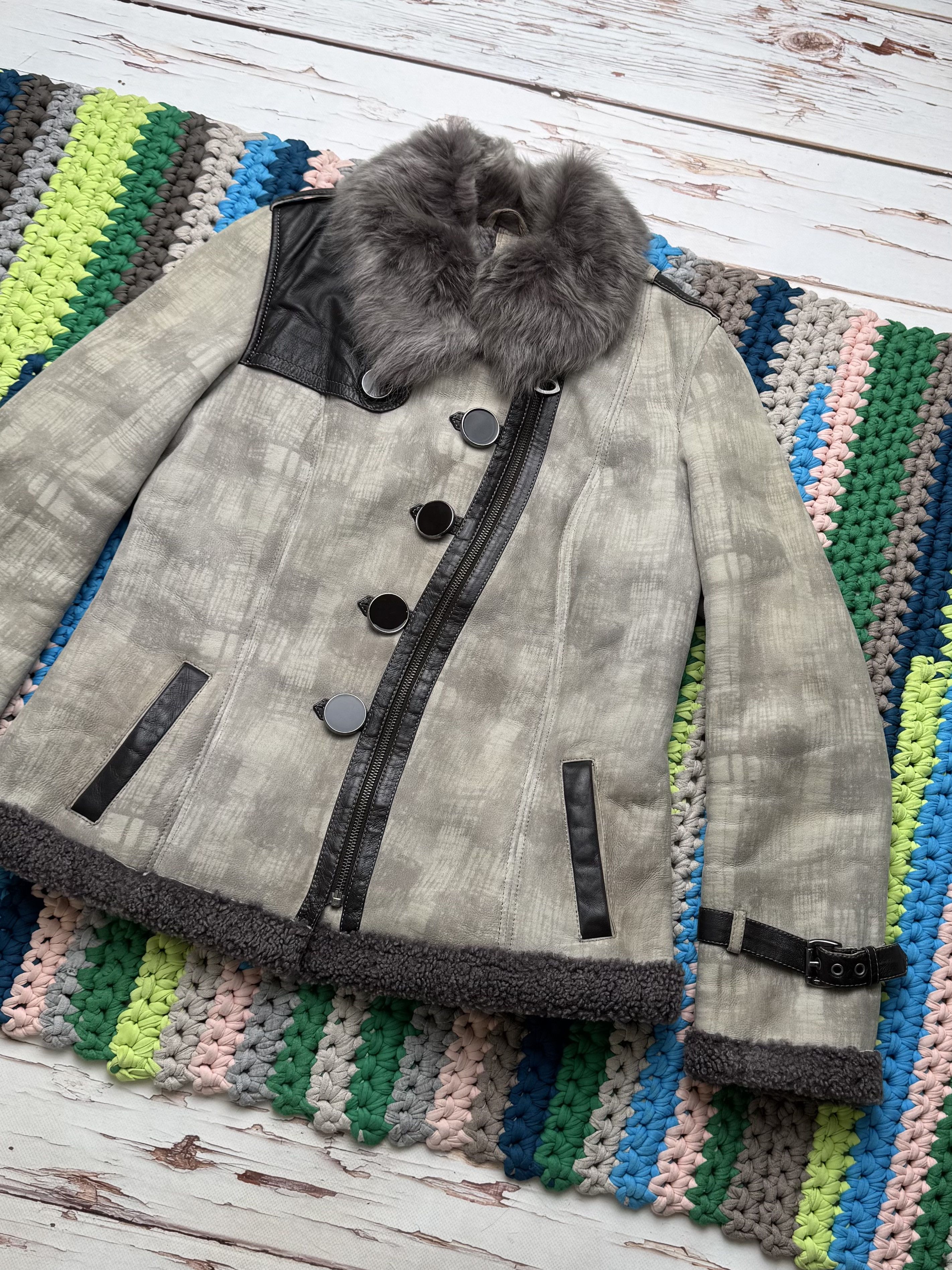 Japanese Brand Vintage Real Sheepskin Jacket (D10)(D15)(V1) Size M / US 6-8 / IT 42-44 - 3 Thumbnail