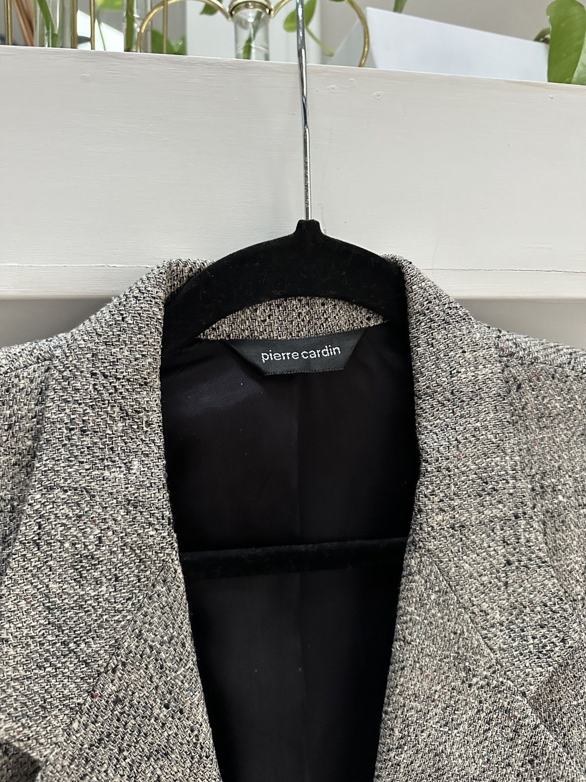 Pierre Cardin Herringbone Slim Fit Tailored Blazer Size 46R - 2 Thumbnail