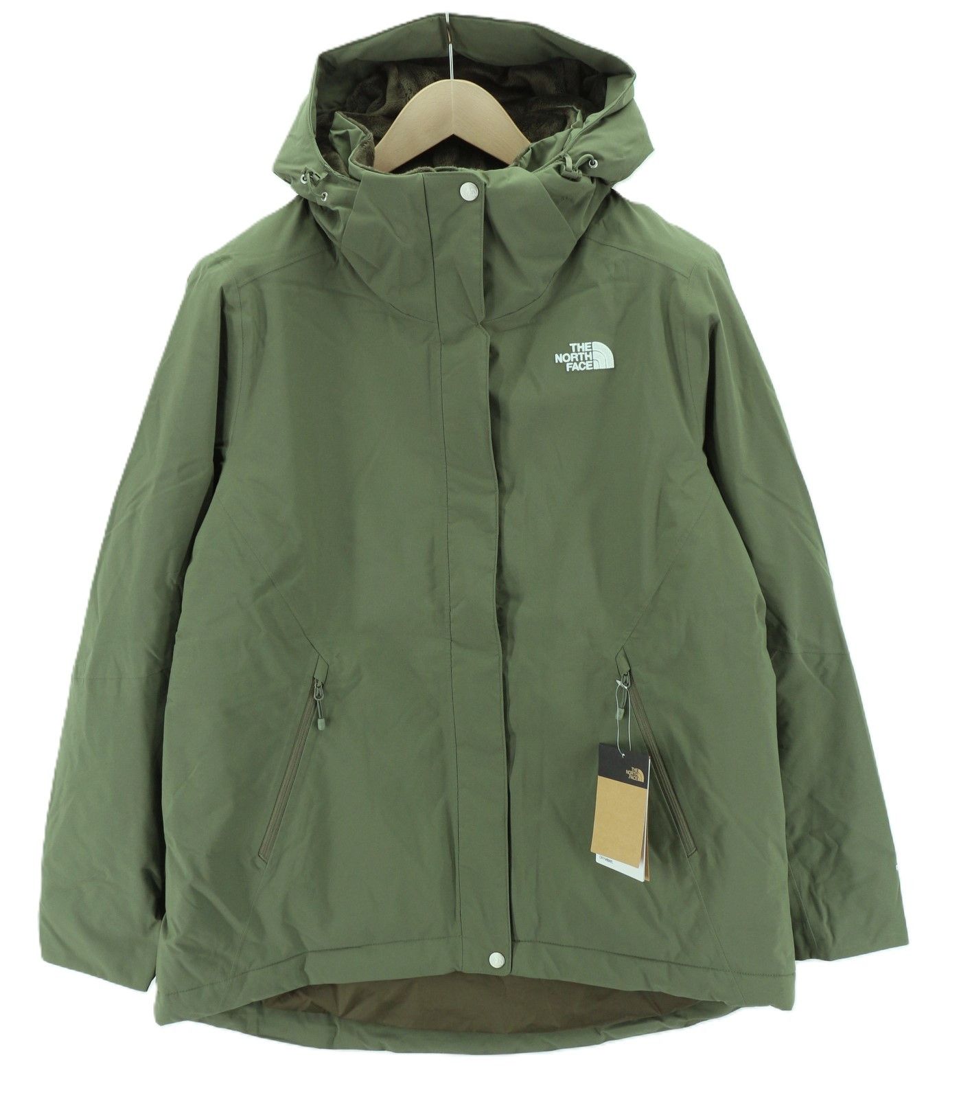 The North Face INLUX XL Hooded Padded Lined Dryvent Green Jacket 79735 Size XL / US 12-14 / IT 48-50 - 1 Thumbnail