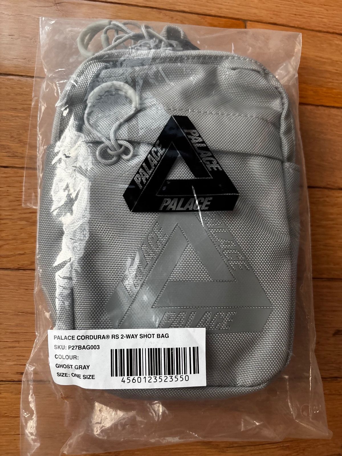 Palace × Streetwear PALACE x CORDURA DOUBLE DIAMOND SHOT BAG BLACK