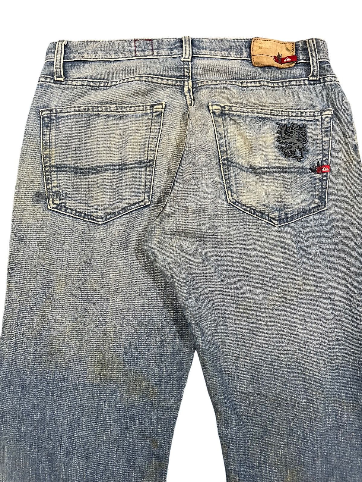 Quiksilver Vintage Quicksilver Signature Flare Tiger Embroidded Denim Size US 32 / EU 48 - 9 Thumbnail