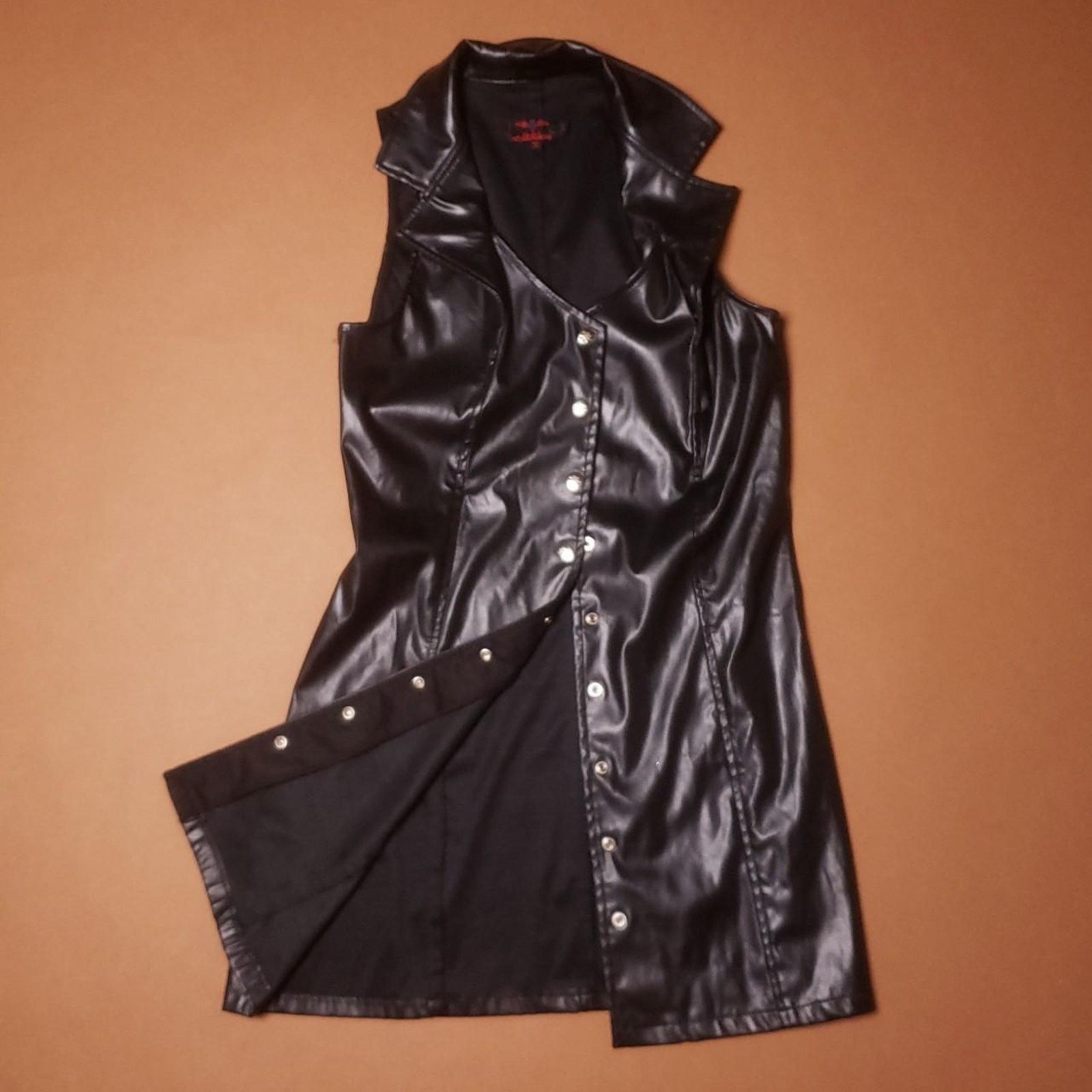 Tripp NYC Tripp NYC Leather style Trench dress Womens size Large Size L / US 10 / IT 46 - 2 Thumbnail