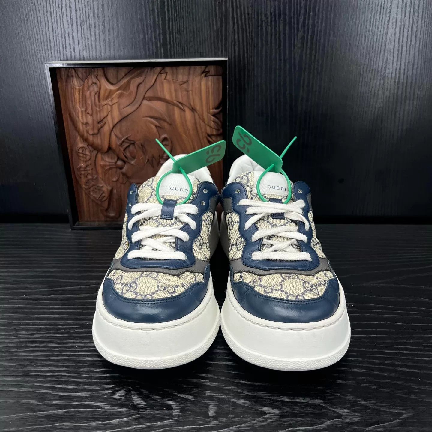 Gucci Gucci Cookie Sneaker White Blue 6/40 Original Box Size US 7 / EU 40 - 4 Thumbnail