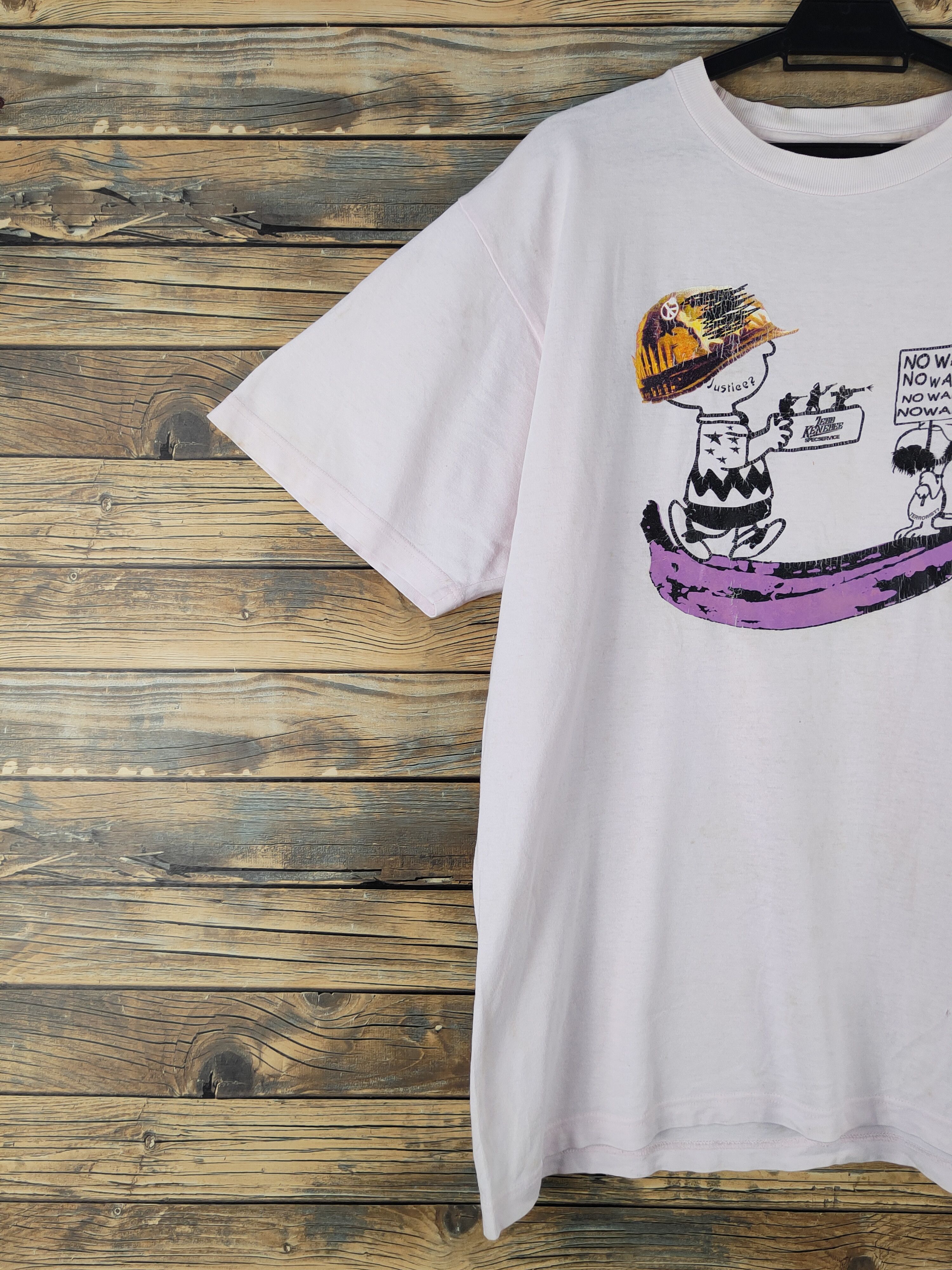 Japanese Brand DL Ted Keneddy White Short Sleeve T-shirt #1451 Size US XL / EU 56 / 4 - 4 Thumbnail