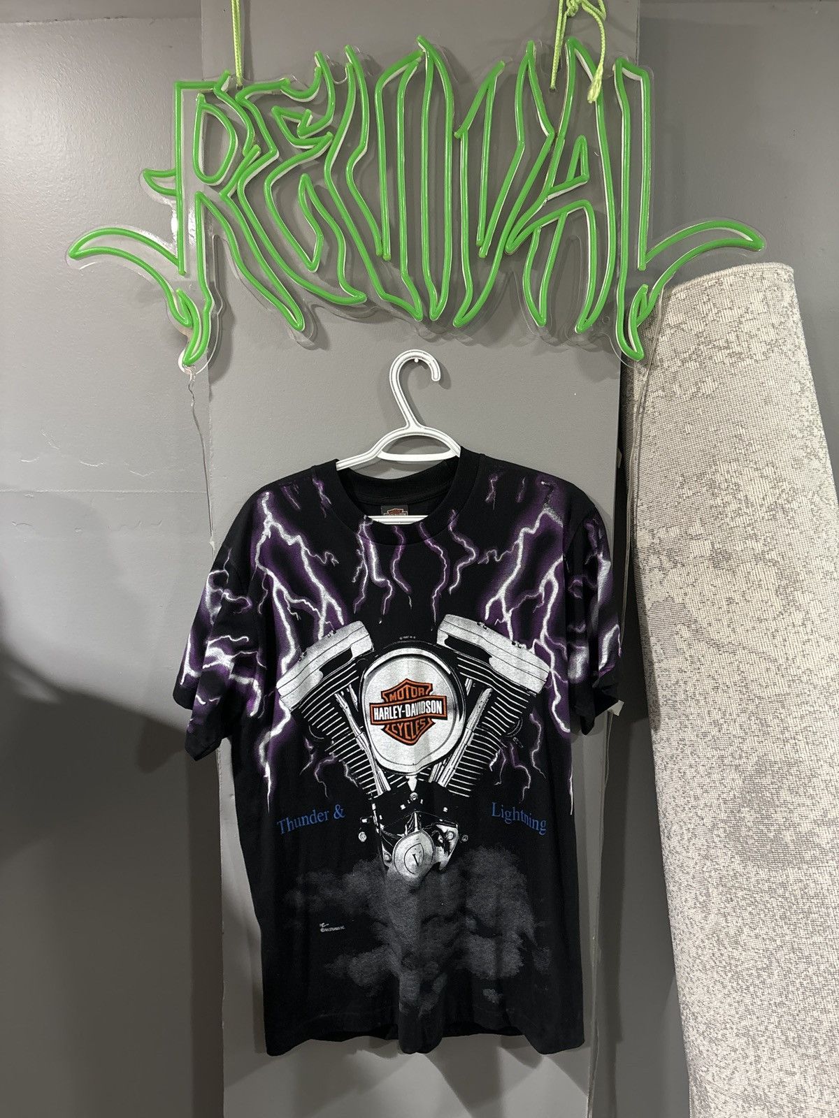 Harley Davidson vintage Lightning Harley Davidson shirt Size US L / EU 52-54 / 3 - 7 Thumbnail