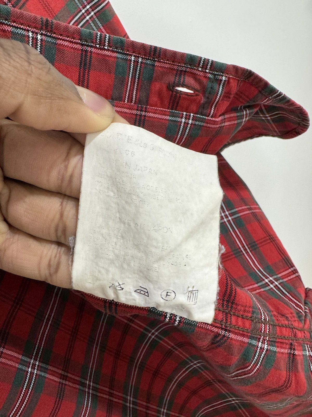 Comme des Garcons Comme des garcons homme plaid shirt Size US M / EU 48-50 / 2 - 4 Thumbnail