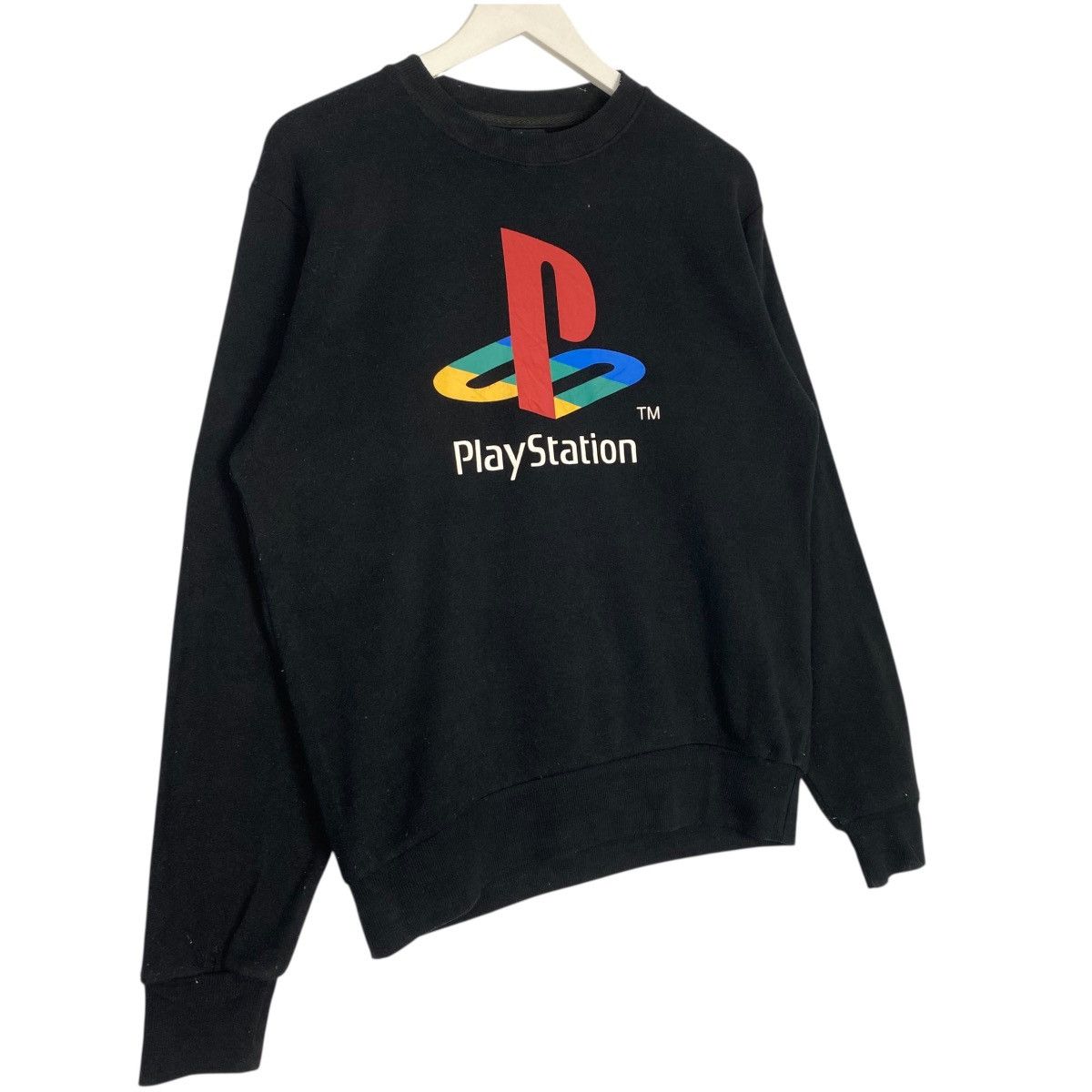 Vintage Vintage PlayStation Big Logo Black Pullover Jumper Size M Size US M / EU 48-50 / 2 - 3 Thumbnail