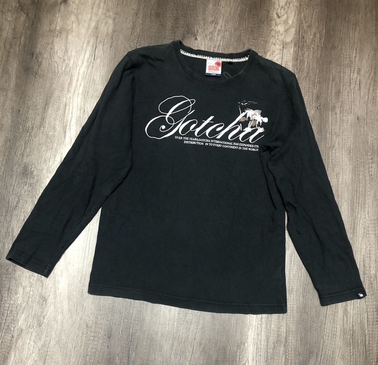 Gotcha × Japanese Brand Gotcha Long Sleeve Tee Shirt Size US L / EU 52-54 / 3 - 2 Thumbnail