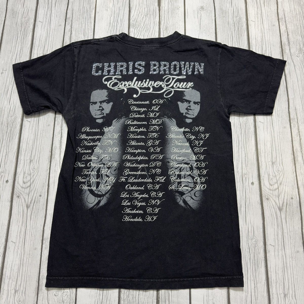 Alstyle × Rap Tees Chris Brown tee Size US S / EU 44-46 / 1 - 2 Thumbnail